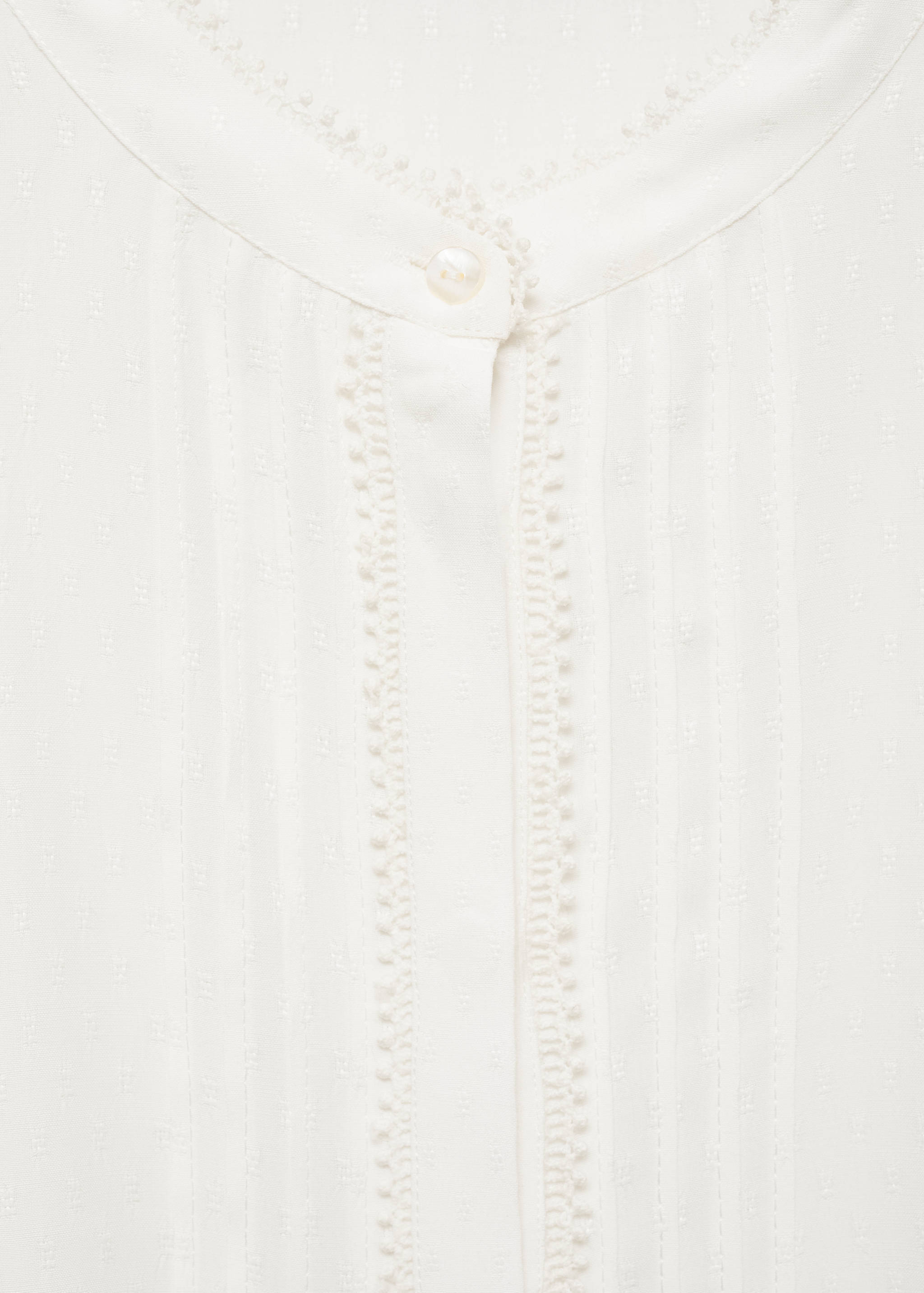 Openwork detail blouse - Details of the article 8
