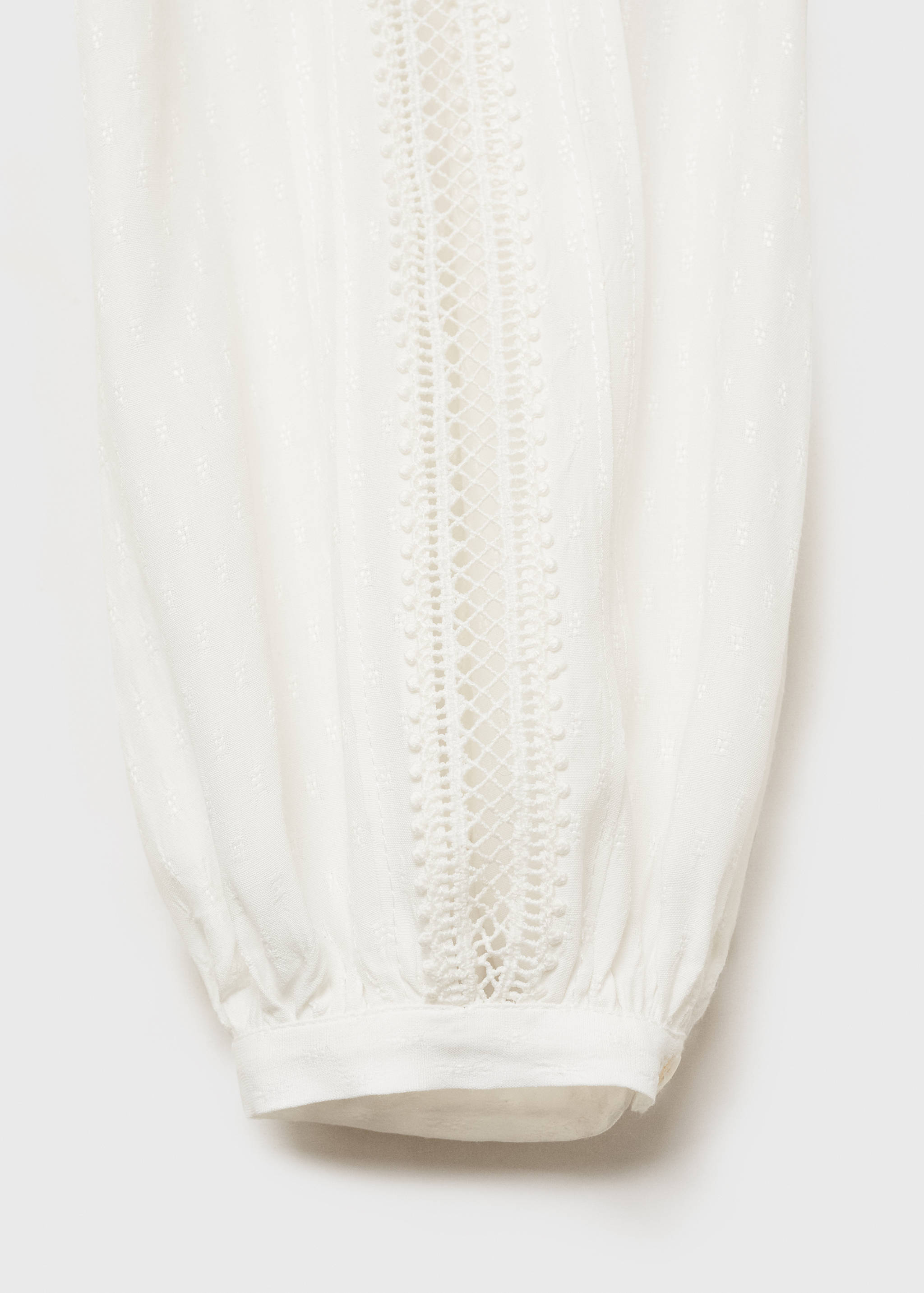 Openwork detail blouse - Details of the article 0