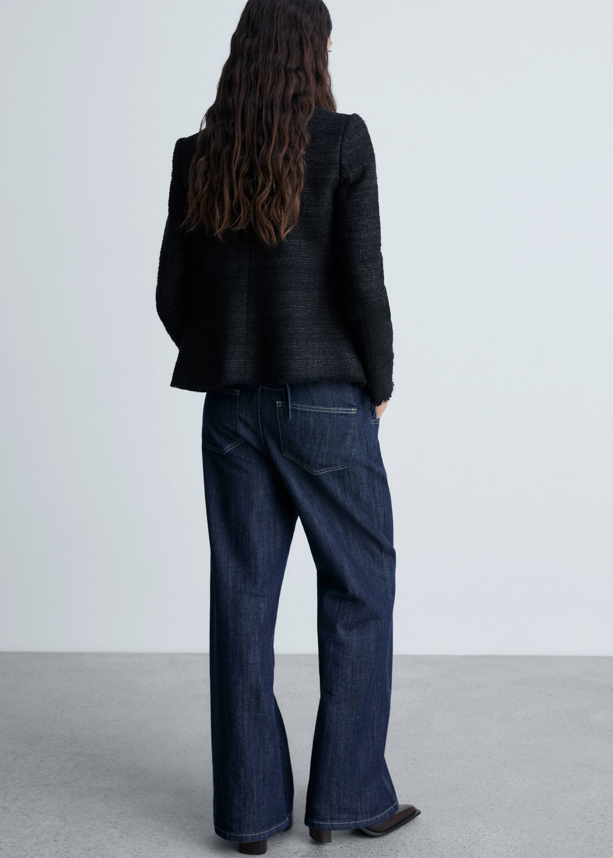 Pocket tweed jacket - Reverse of the article