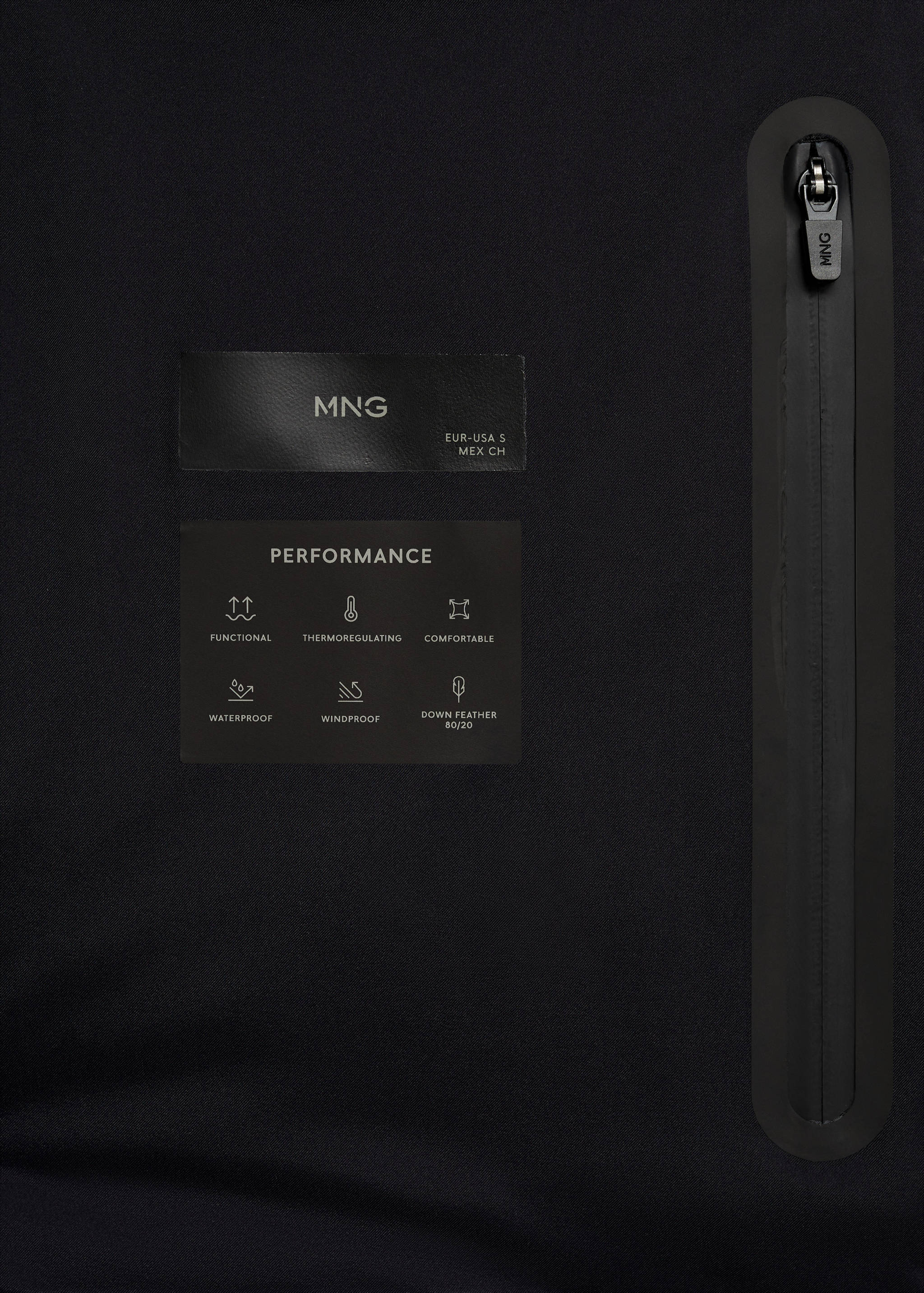 Непромокаемый стеганый анорак с терморегуляцией - Деталь изделия 0