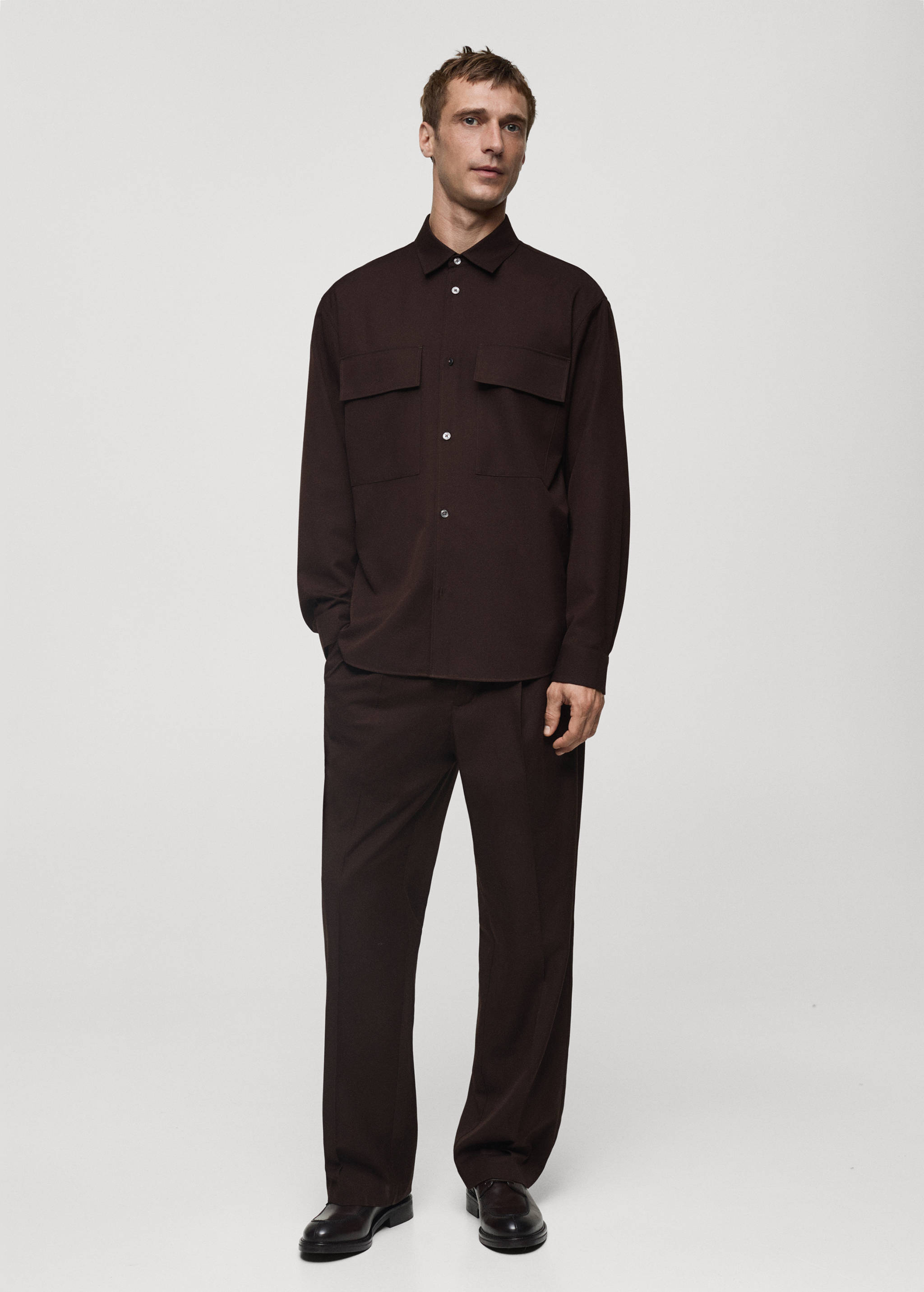 Slim-fit shirt with pockets - General plane