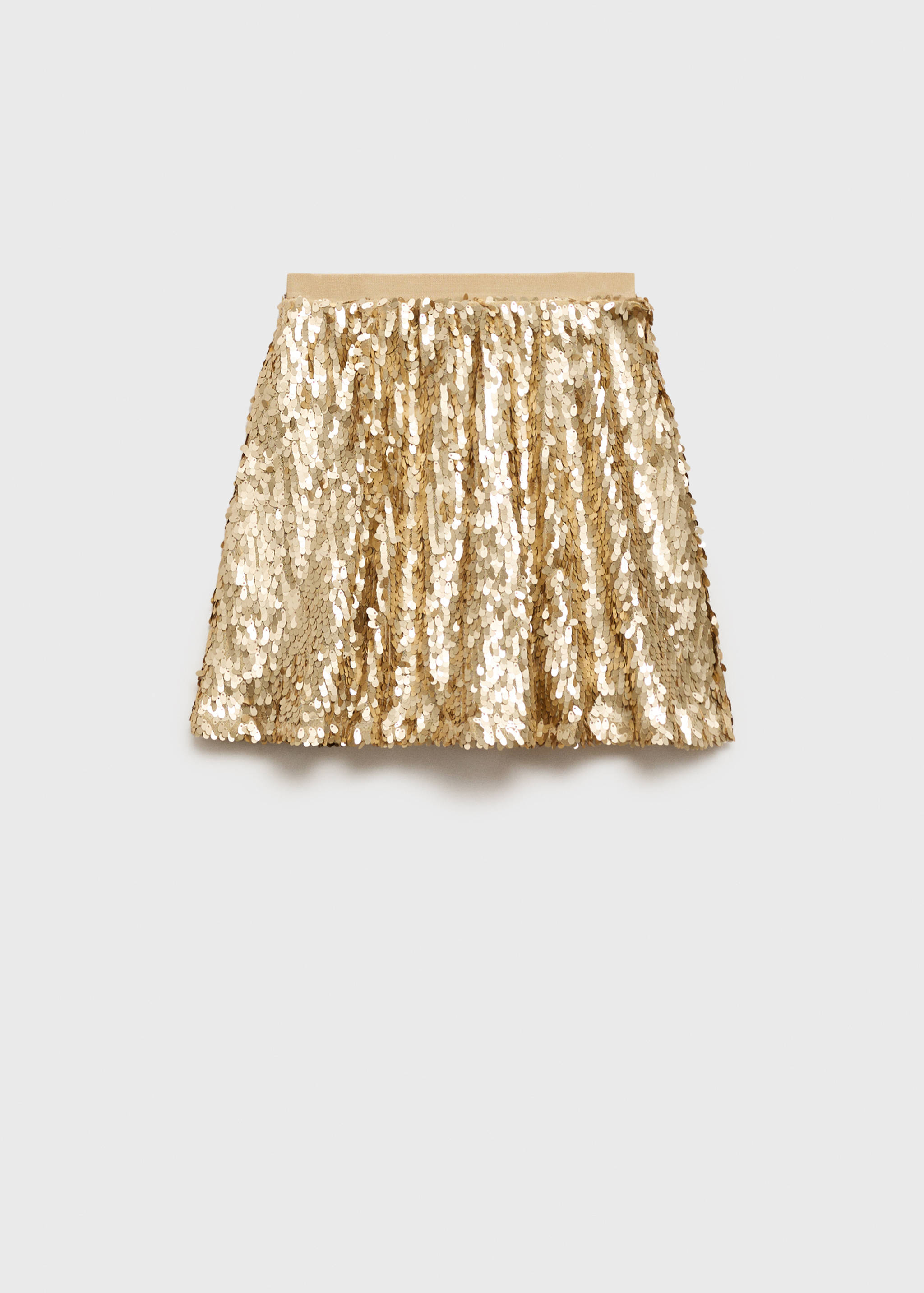 Golden sequin skirt - Article without model