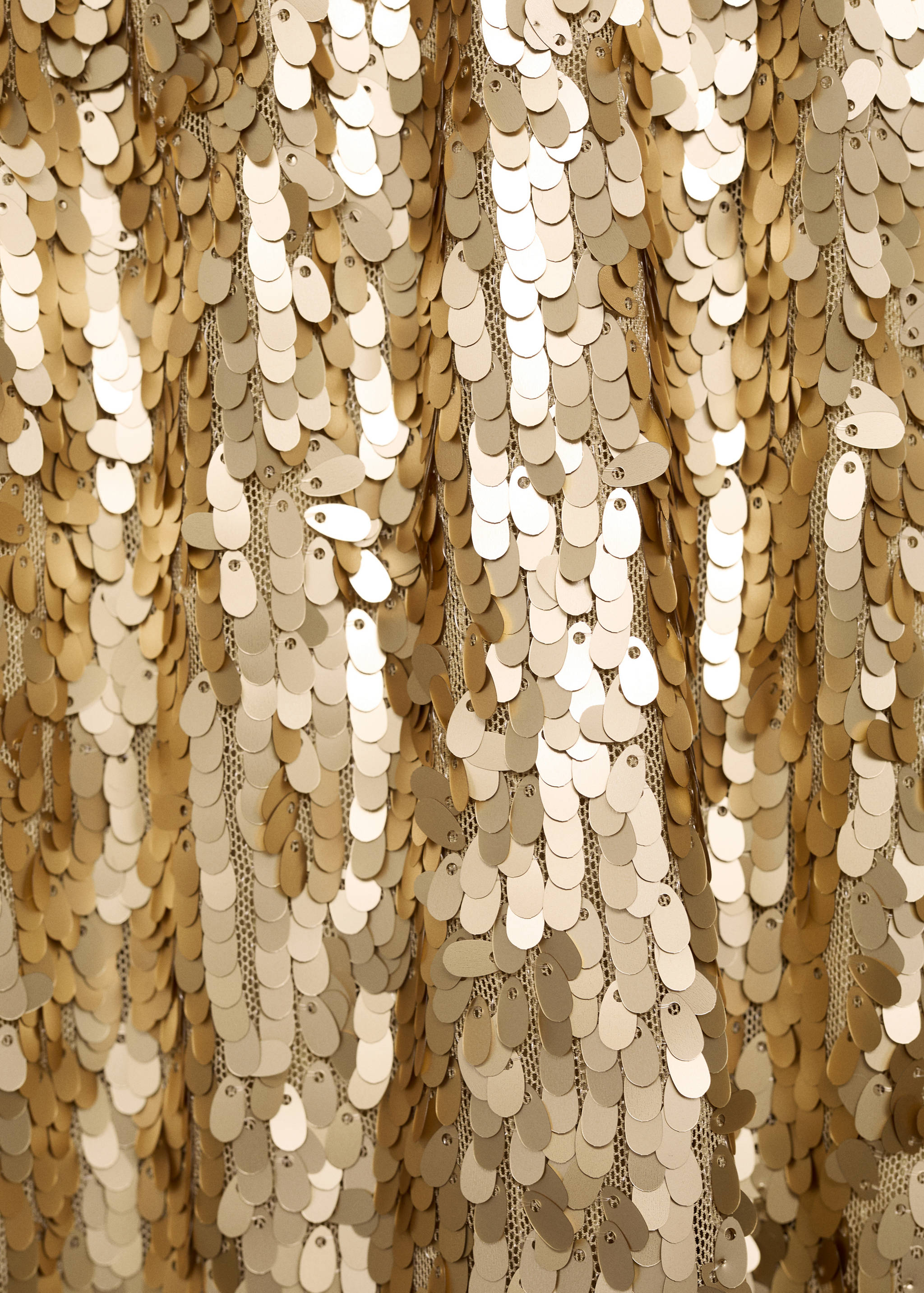 Golden sequin skirt - Details of the article 0