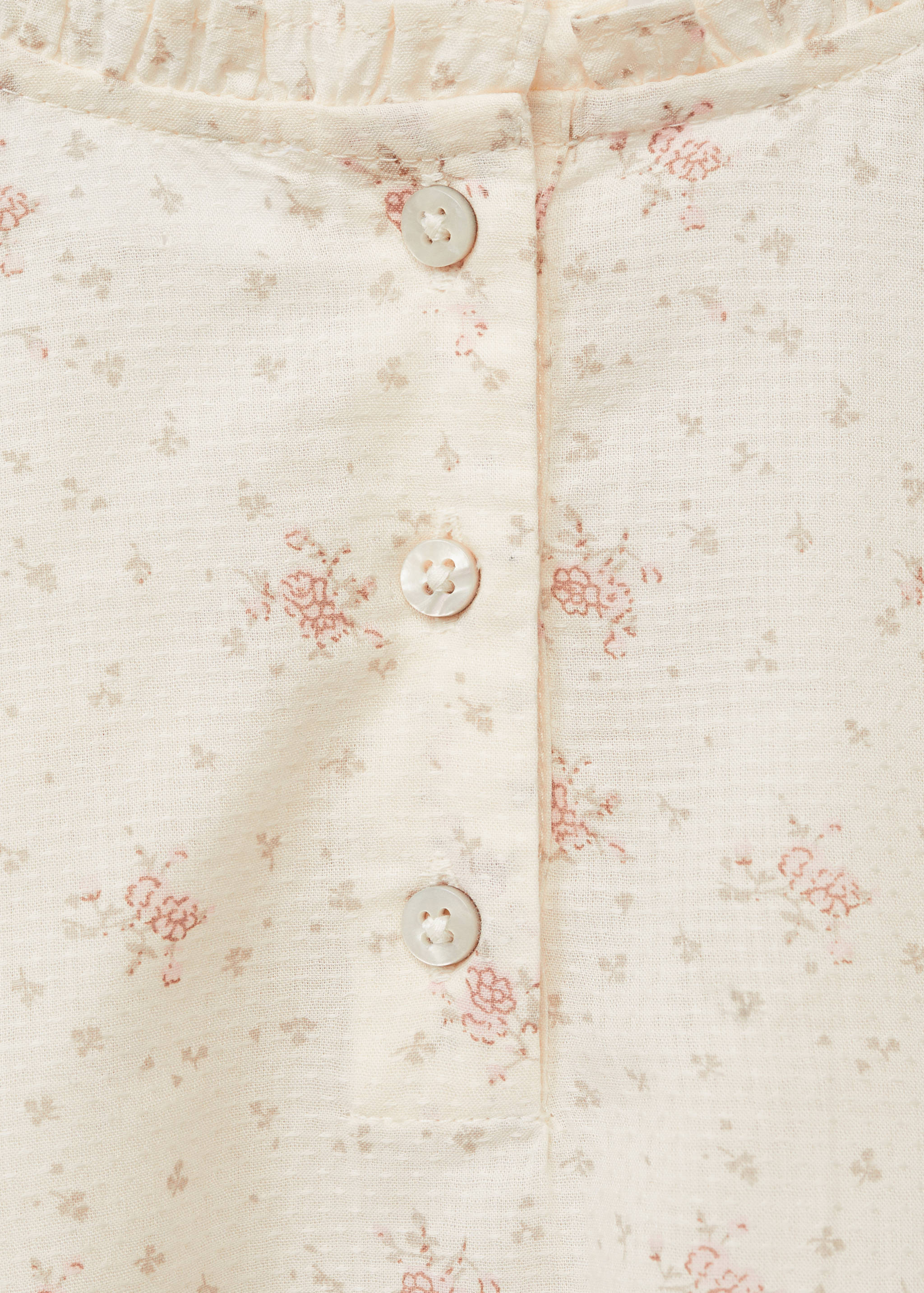 Ruffles printed blouse - Details of the article 0