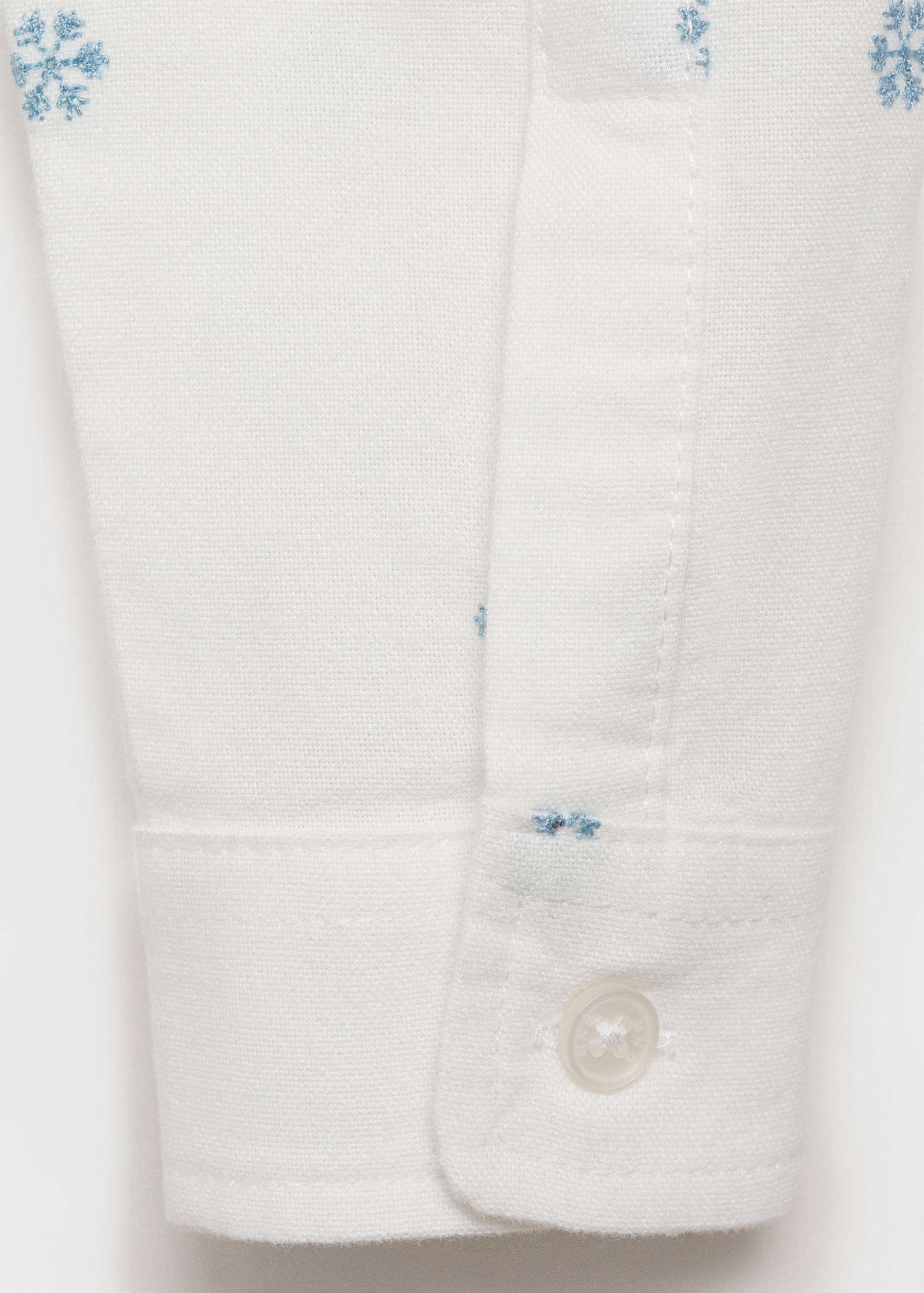 Embroidered detail shirt - Details of the article 0