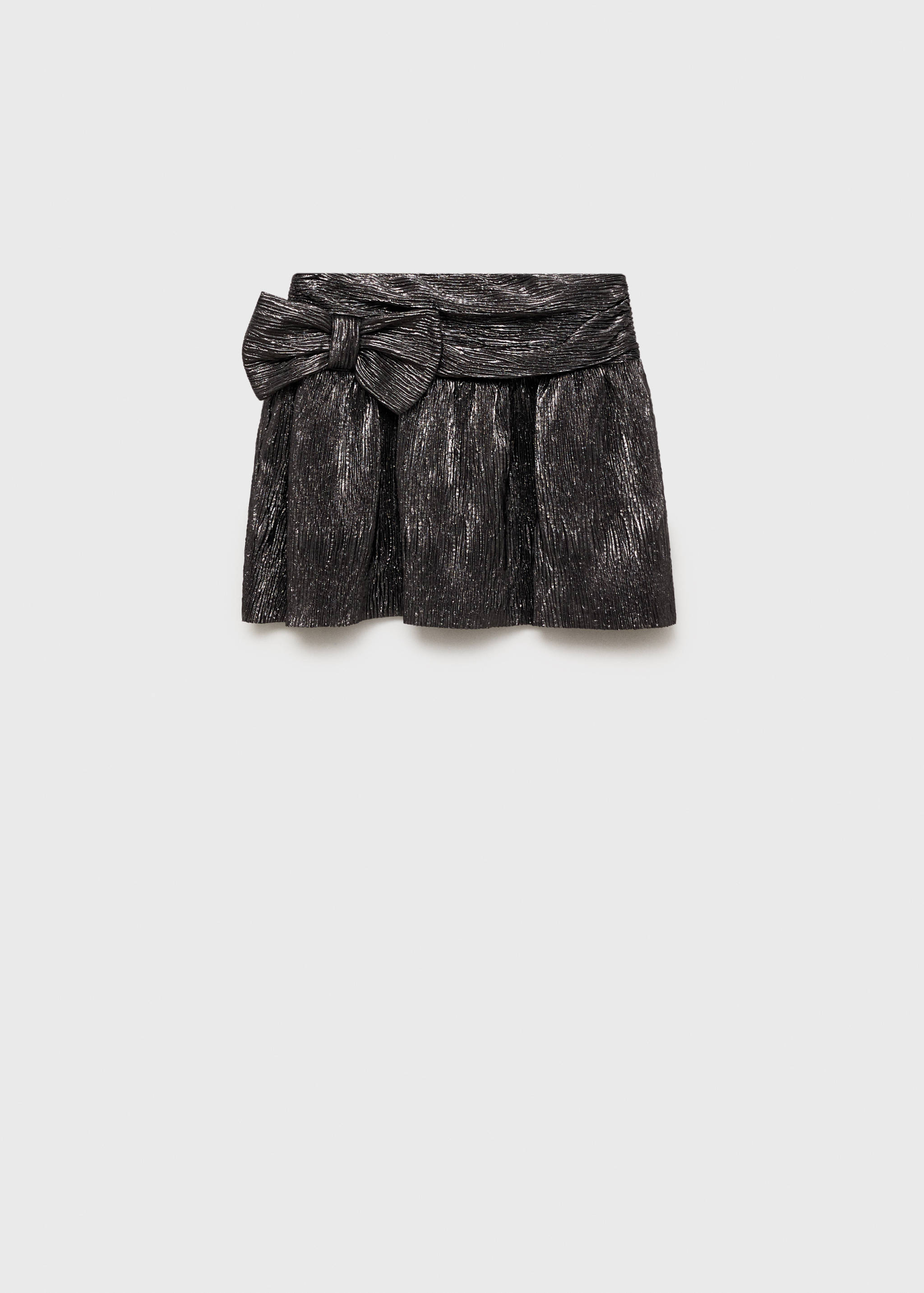 Metallic bow skirt - Article without model