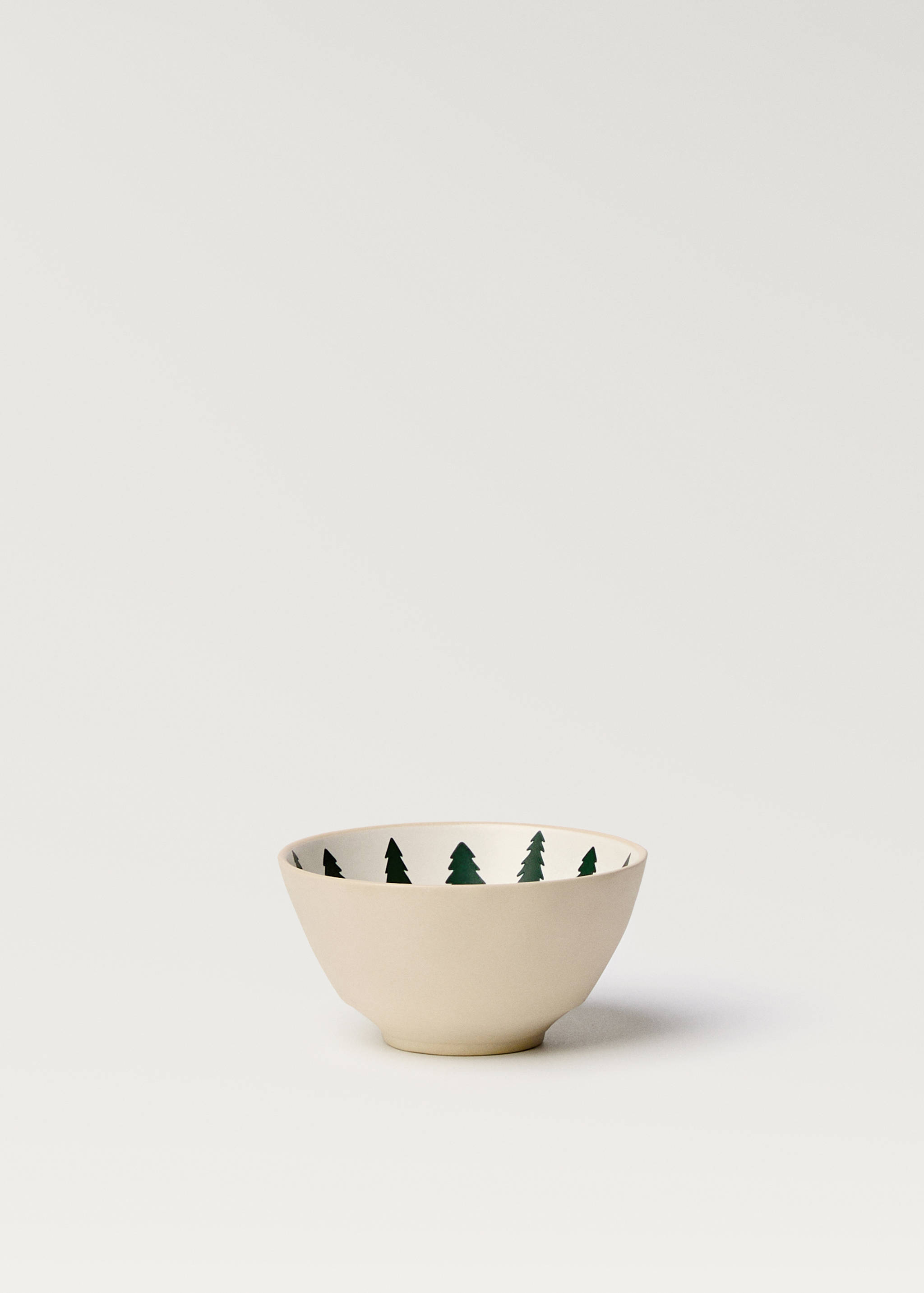 Kom met kerstbomendessin - Artikel zonder model