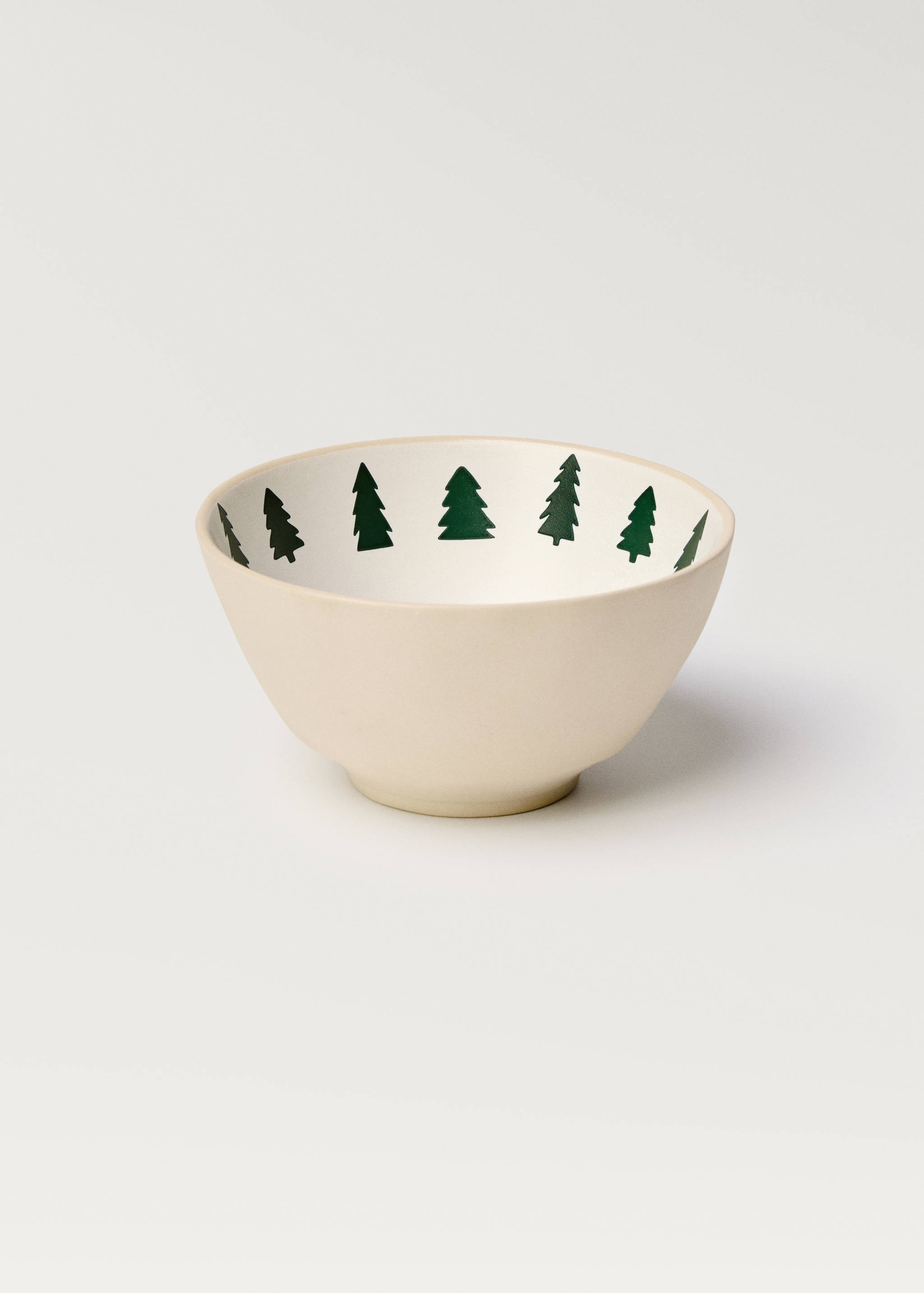 Kom met kerstbomendessin - Detail van het artikel 1