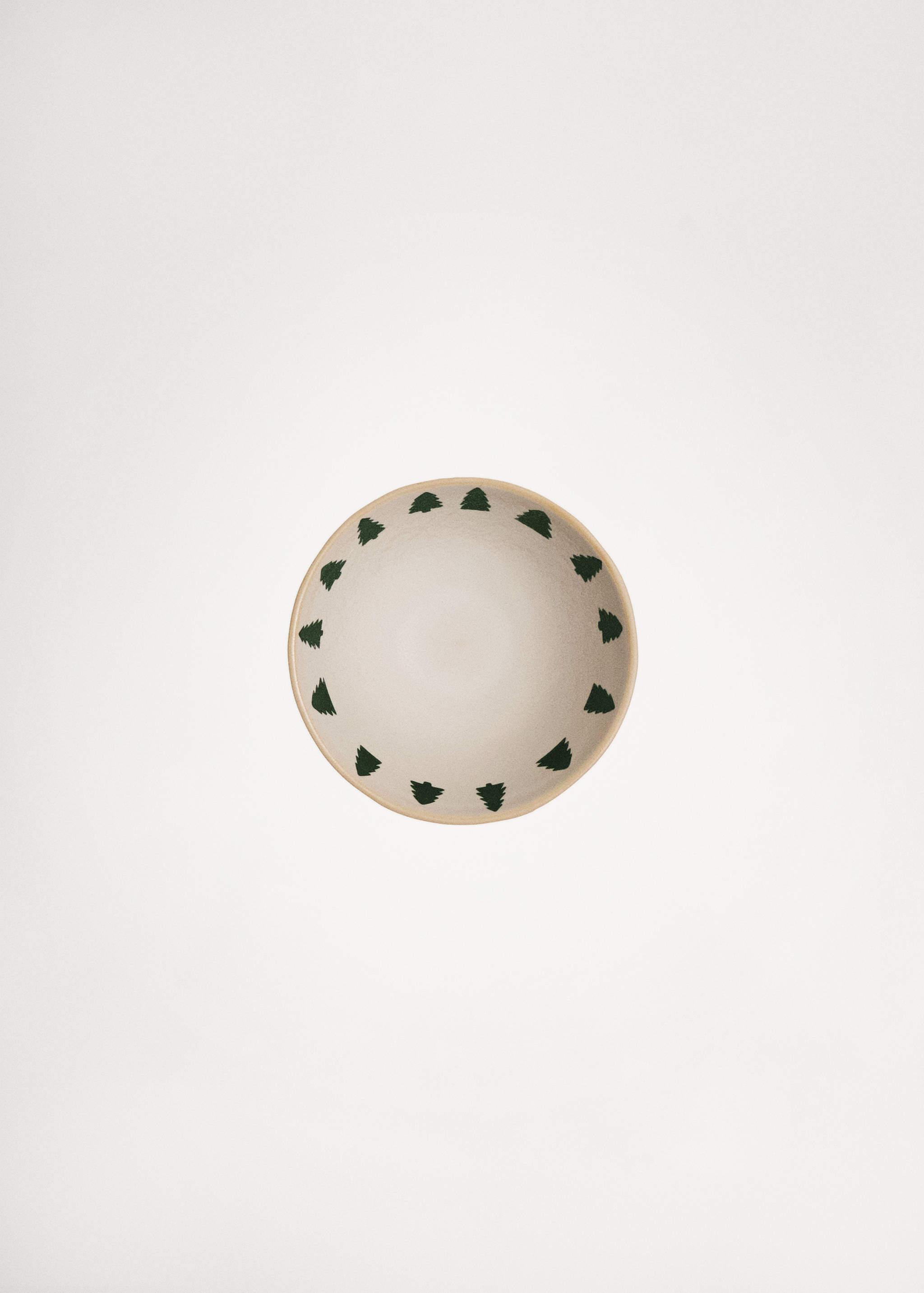 Kom met kerstbomendessin - Detail van het artikel 9