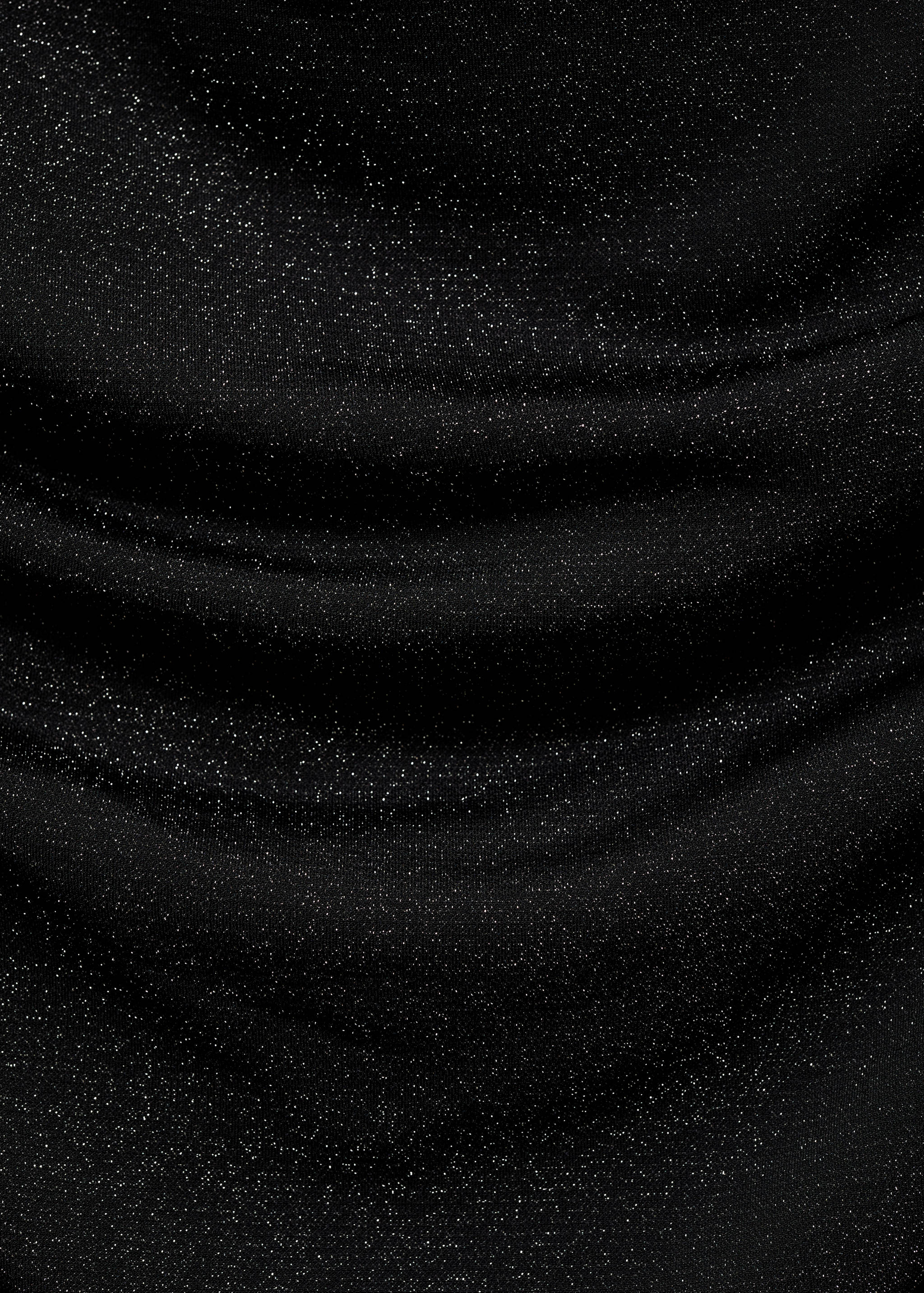 Lurex dress with draped neck - Details of the article 0