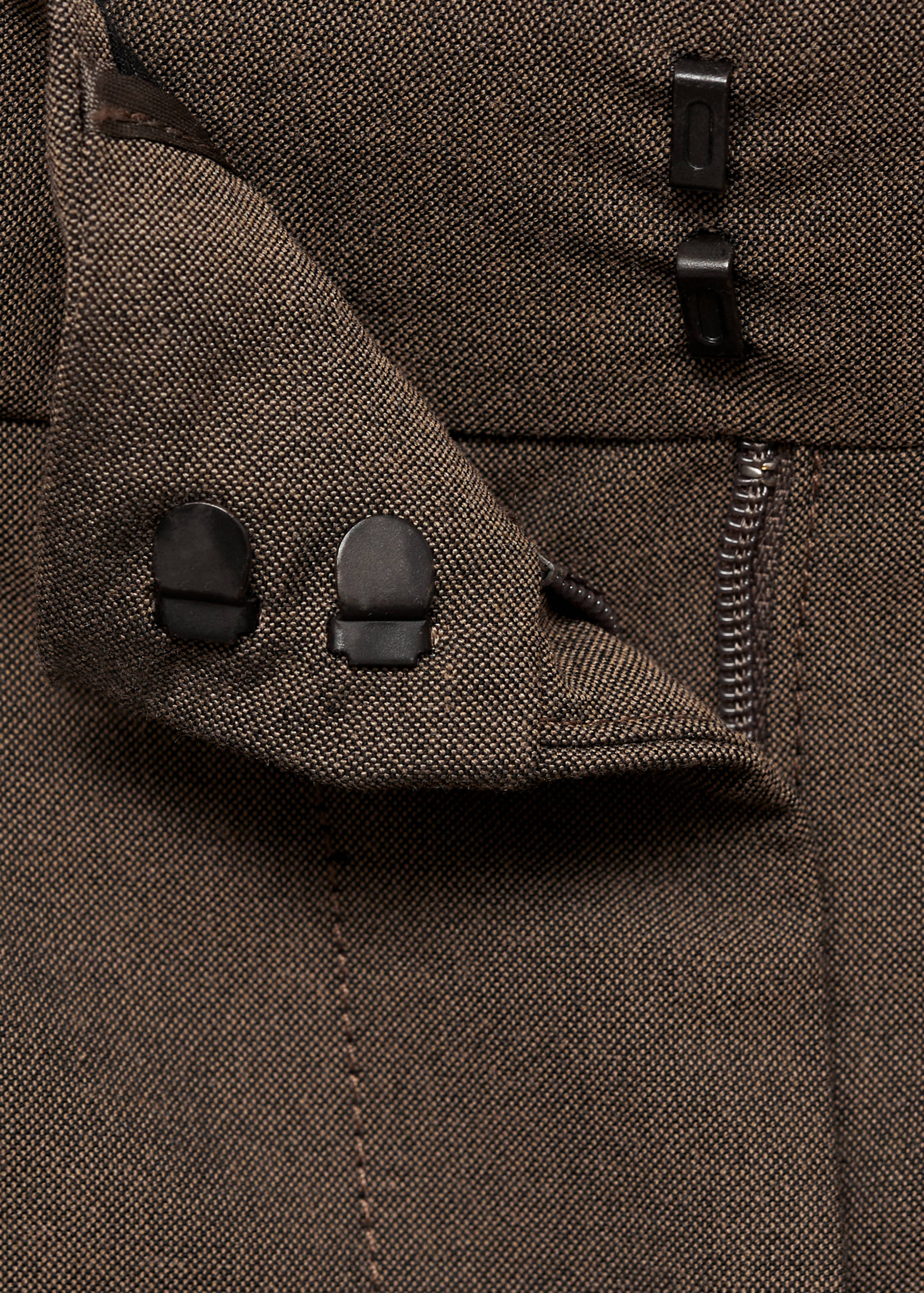 Прямые брюки с защипами - Деталь изделия 8