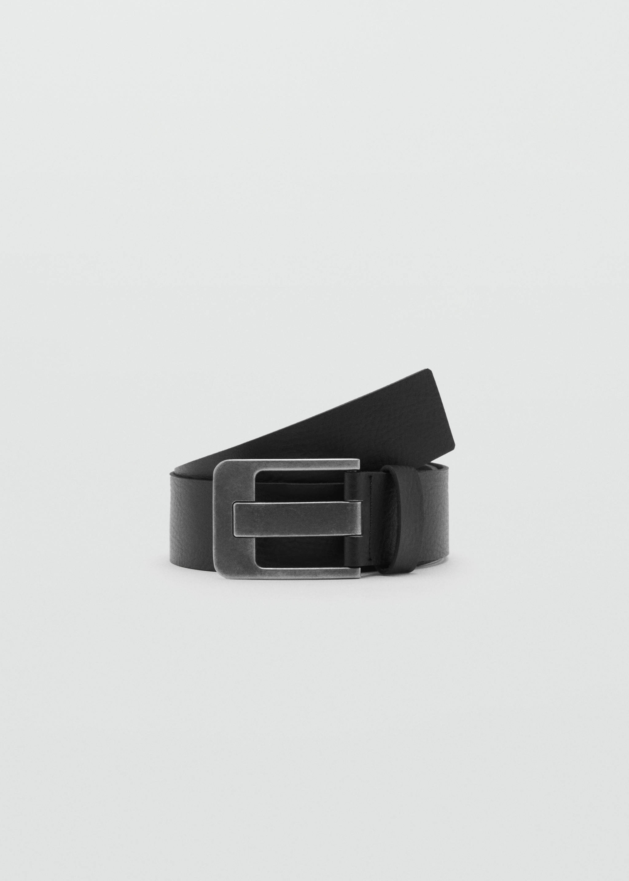 Wide leather belt - Article without model
