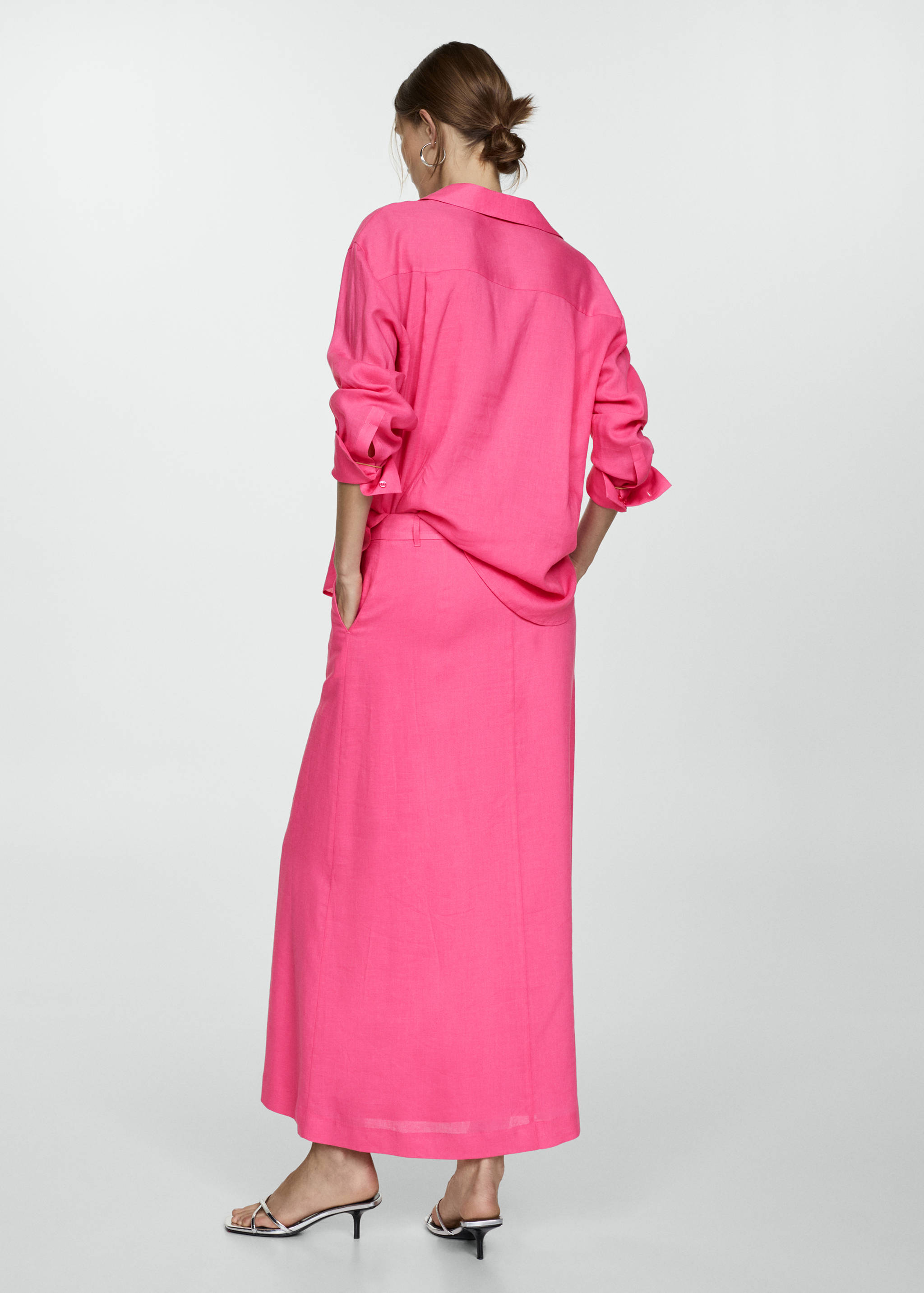 莱赛尔纤维长裙 - null