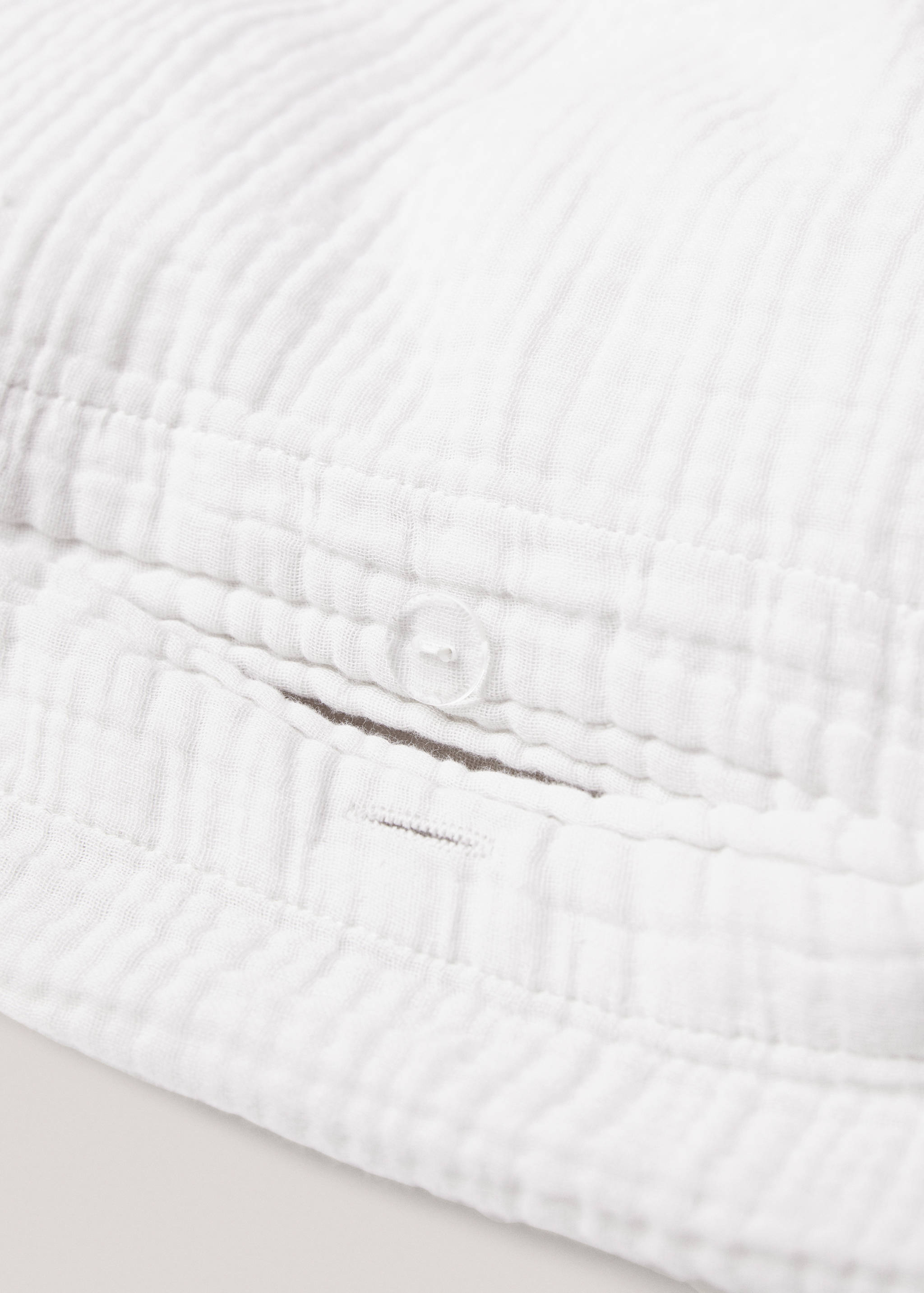 Cotton gauze duvet cover single bed - Details of the article 1