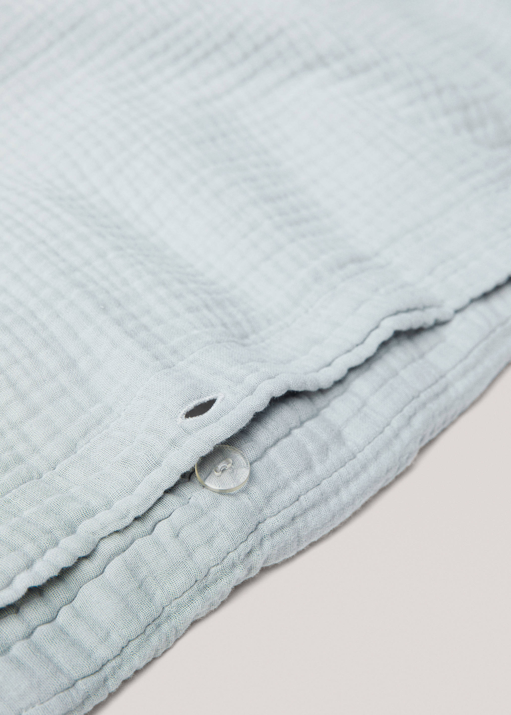 Cotton gauze duvet cover single bed - Details of the article 1