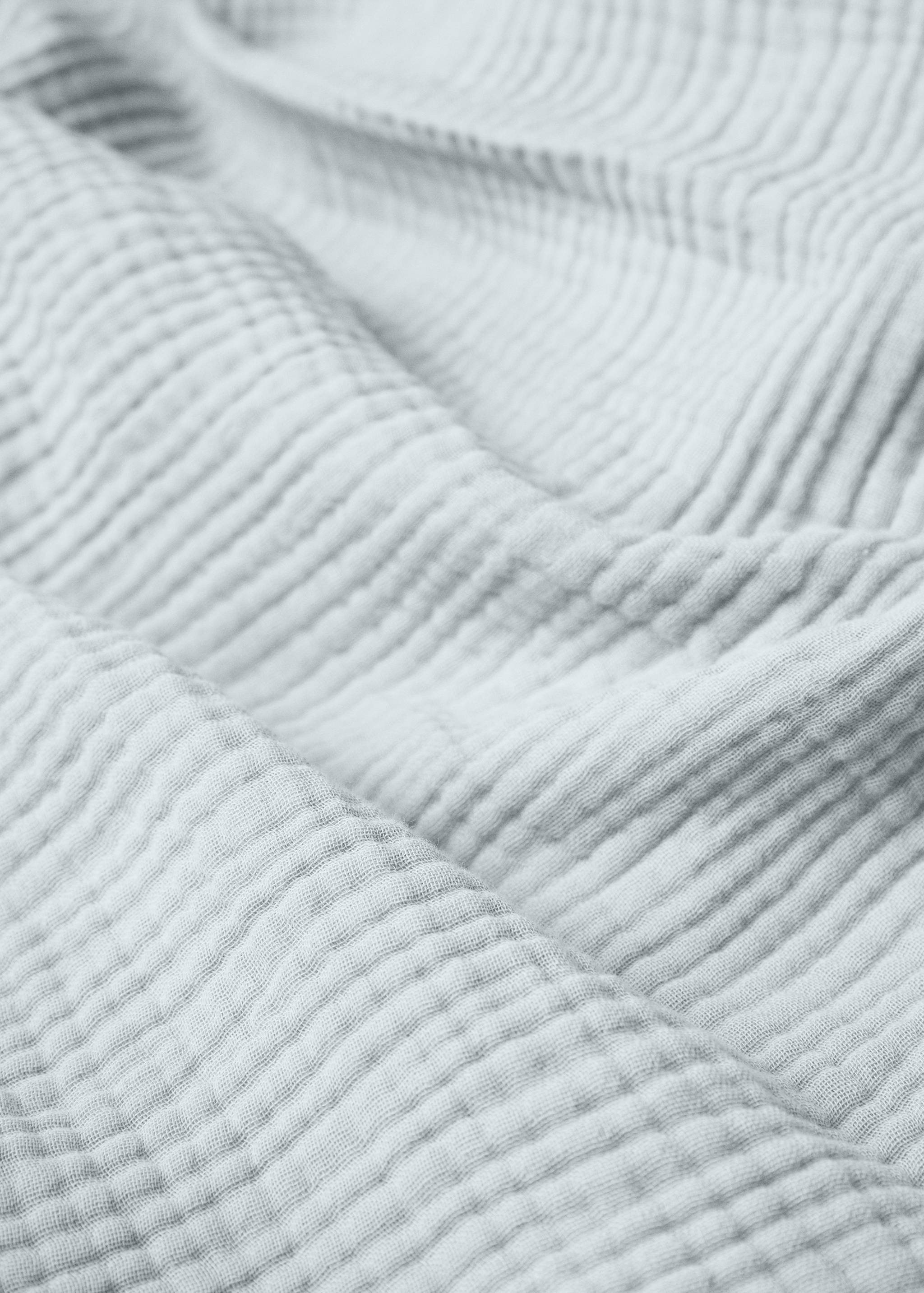 Cotton gauze duvet cover single bed - Details of the article 2