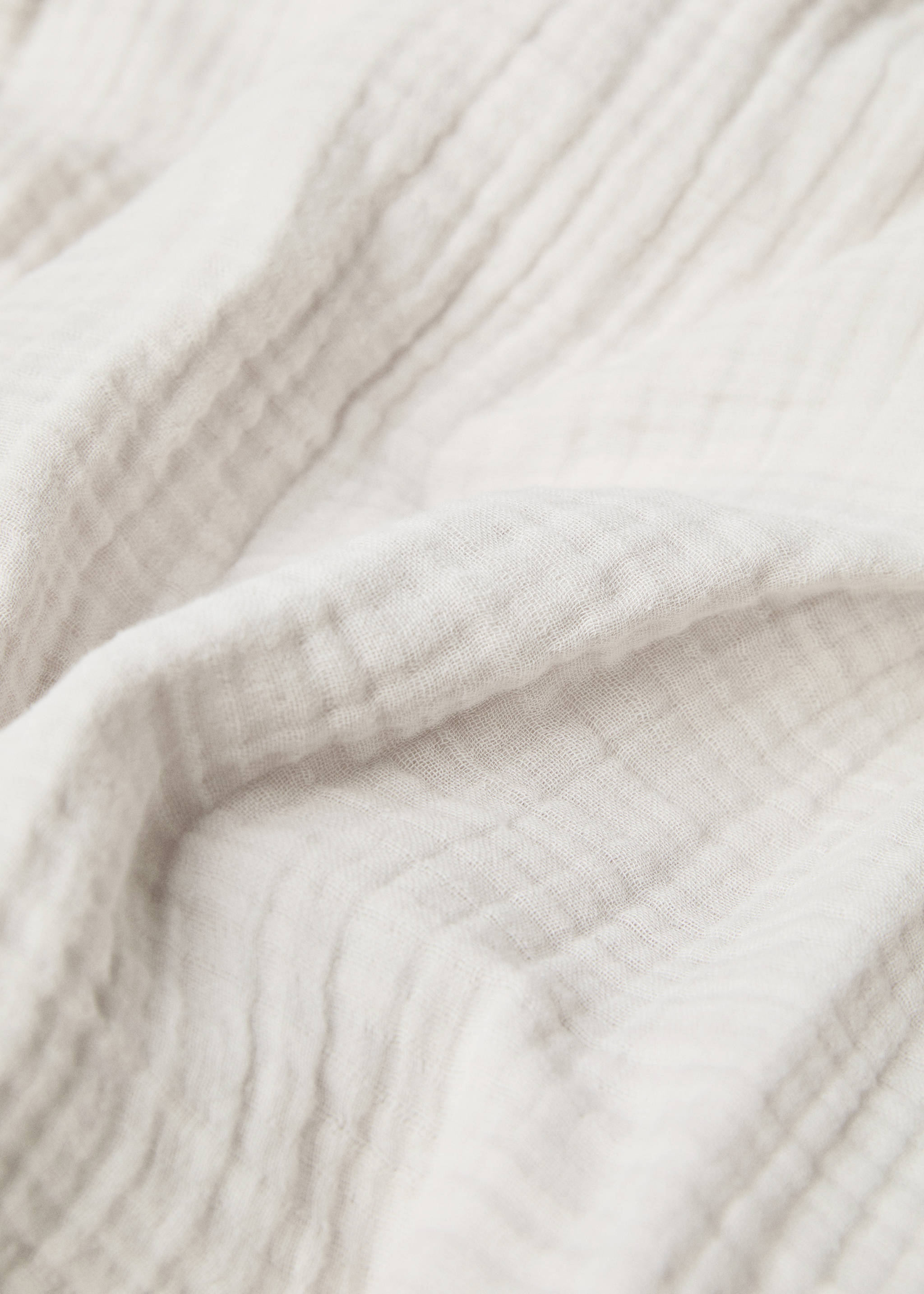 Cotton gauze duvet cover single bed - Details of the article 2