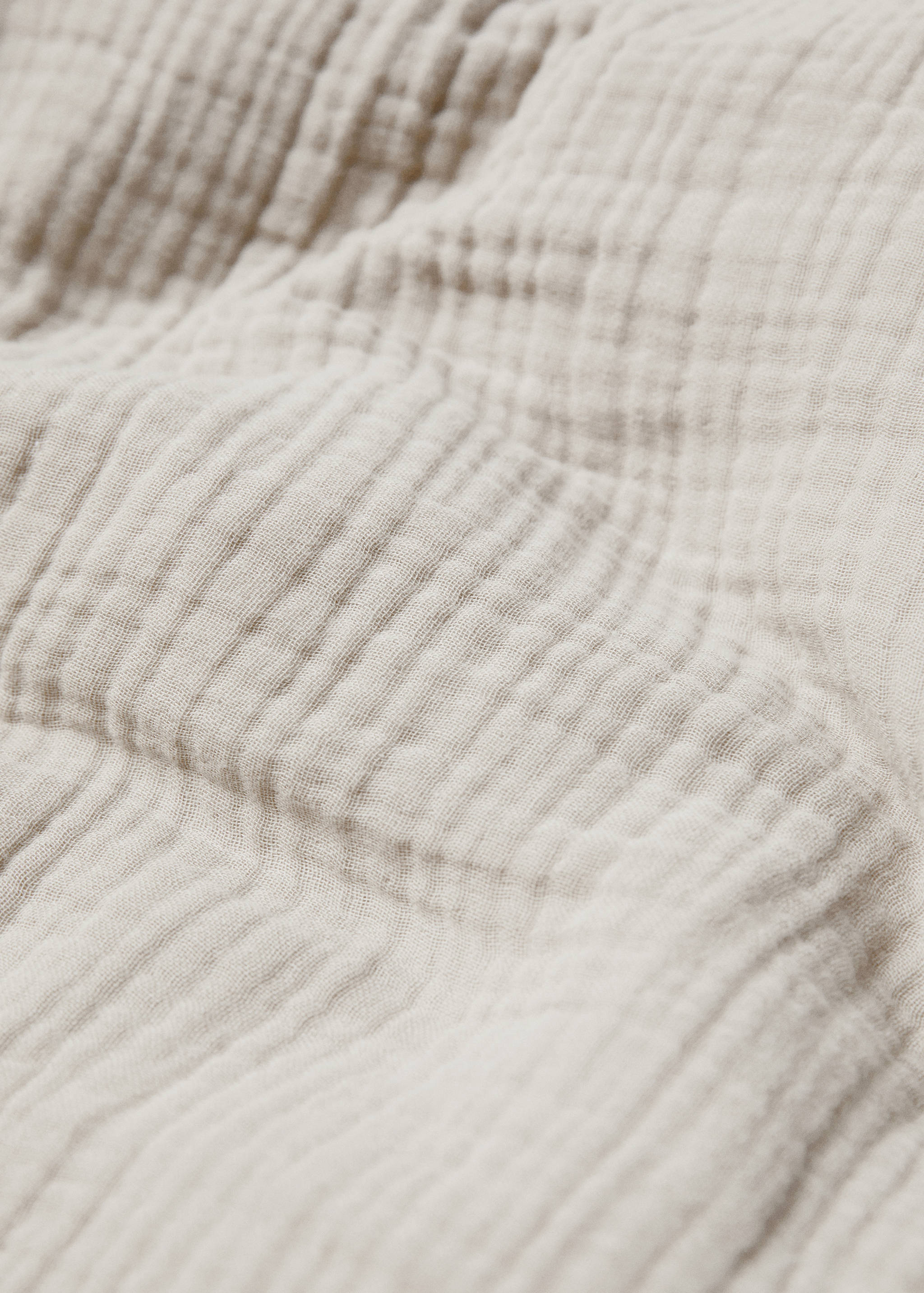 Cotton gauze duvet cover single bed - Details of the article 2