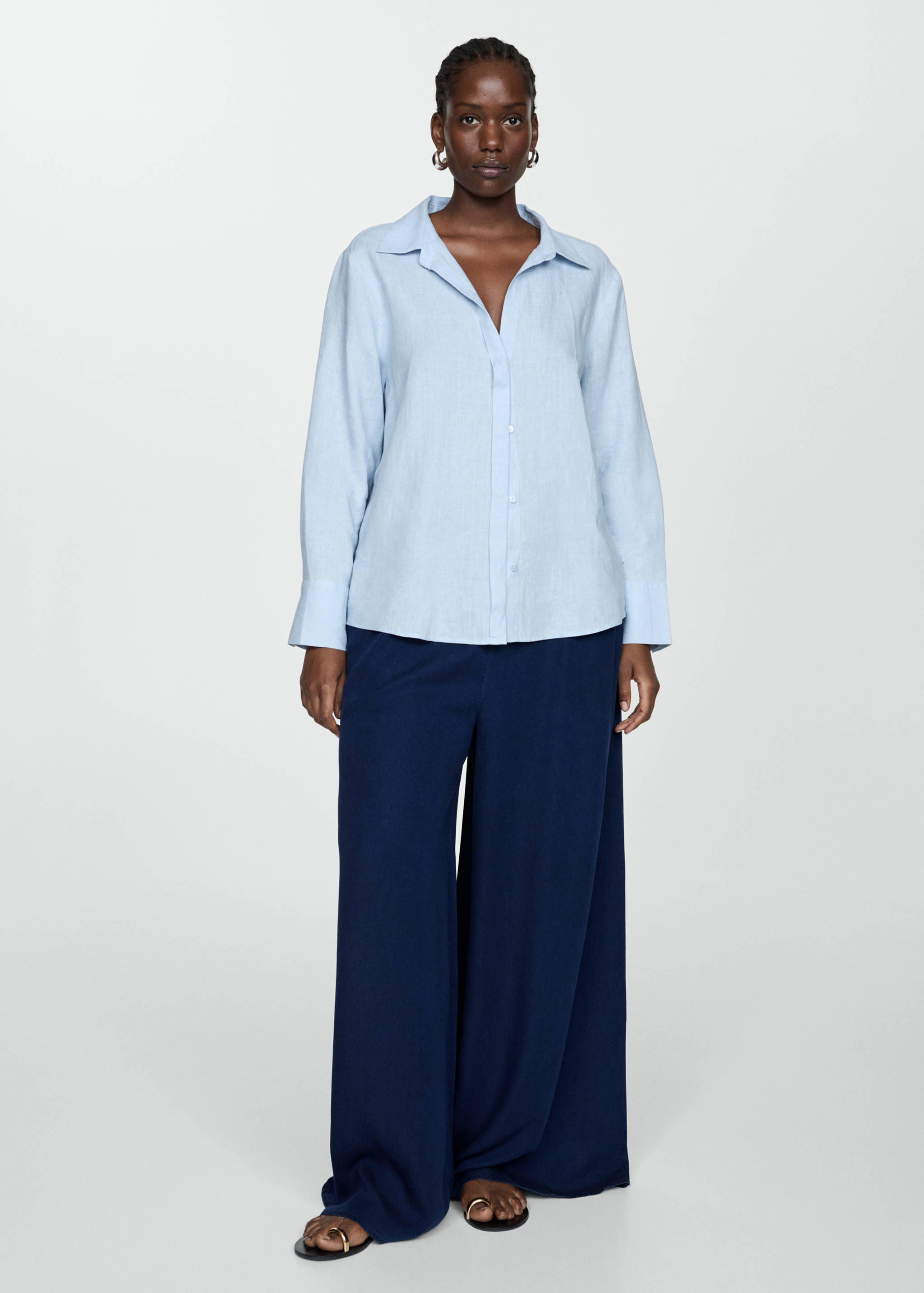 Pantalons lyocell cintura elàstica - Detall de l'article 3