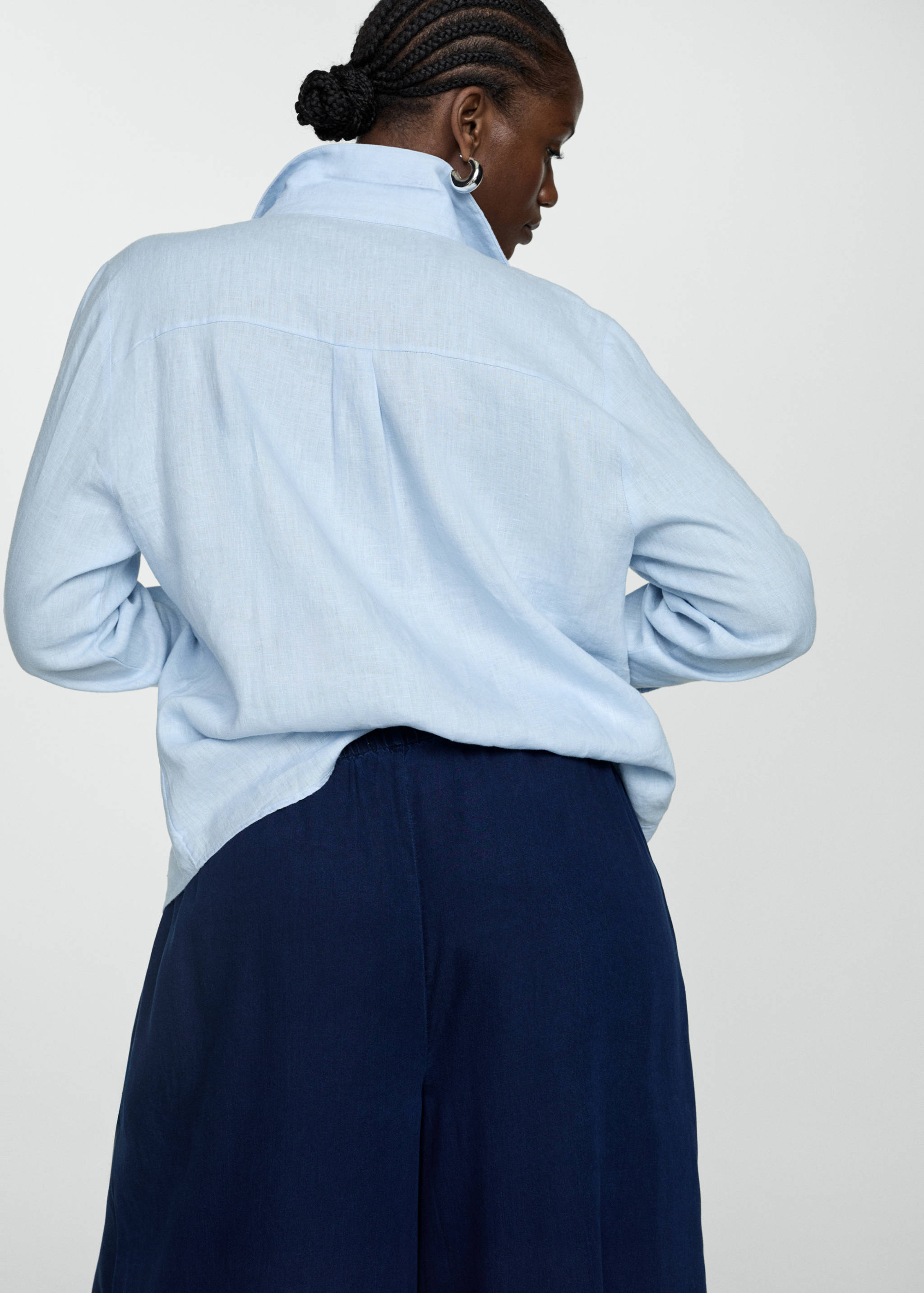 Pantalons lyocell cintura elàstica - Detall de l'article 4