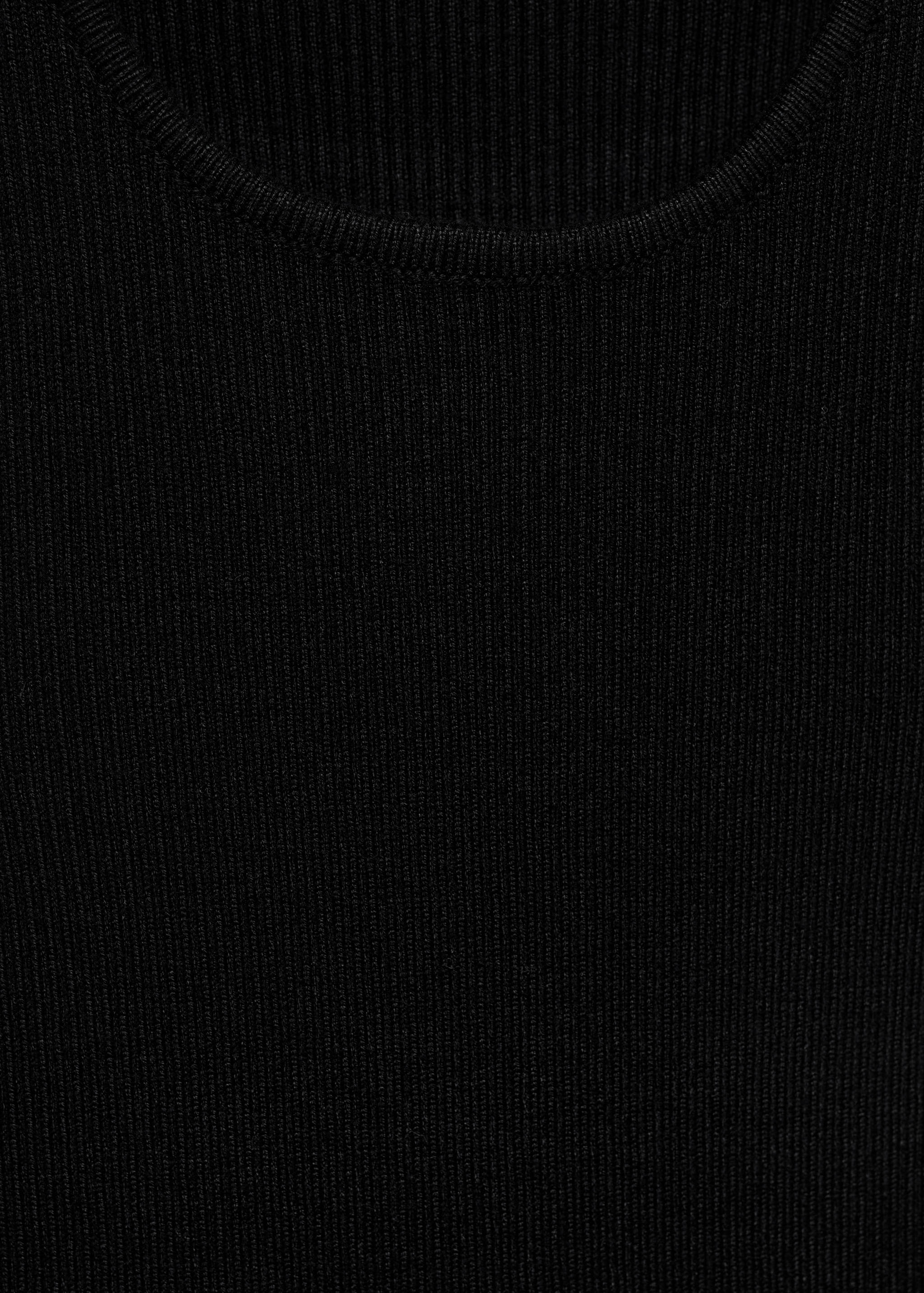 Short knitted dress - Details of the article 8