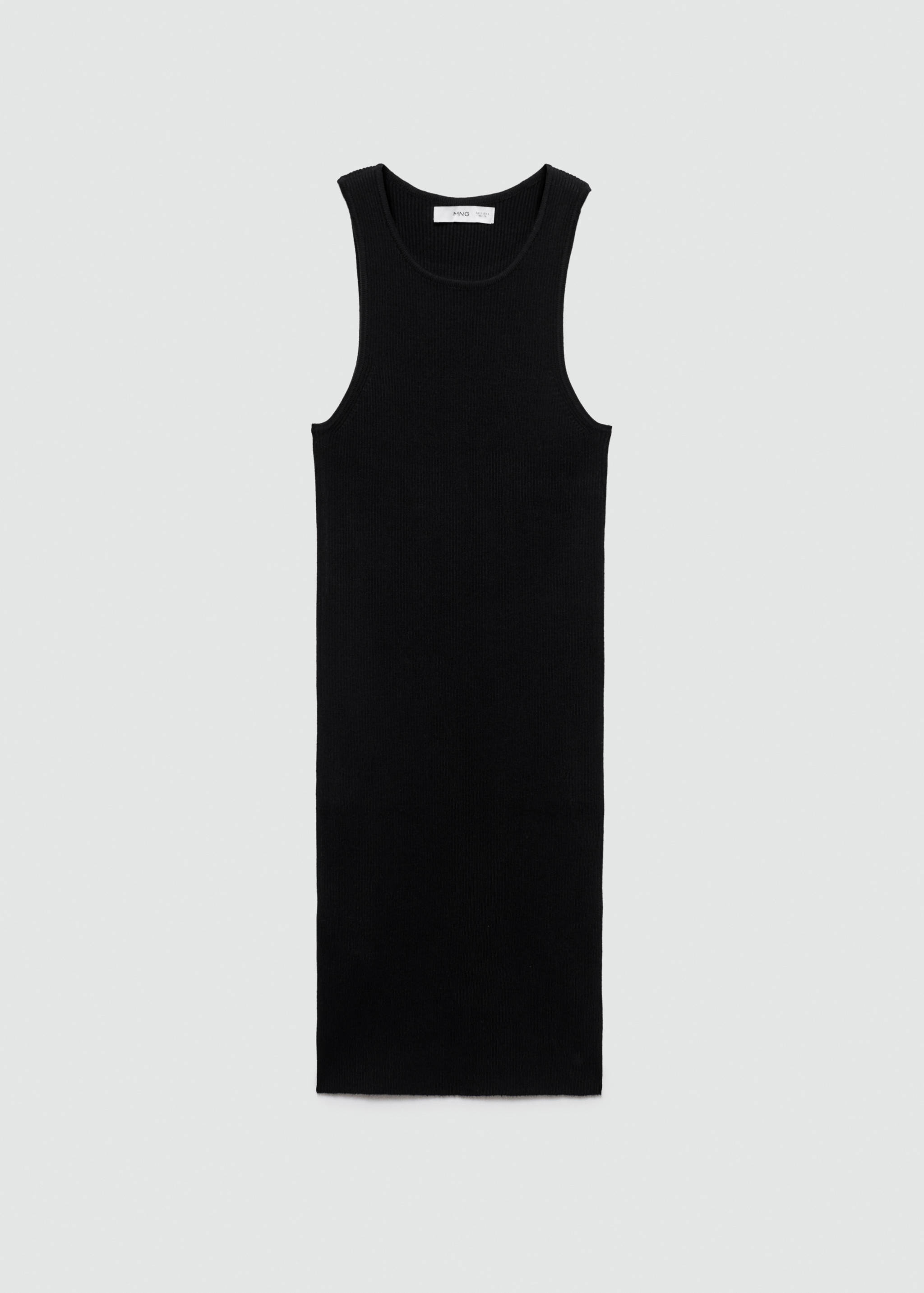 Short knitted dress - Article without model