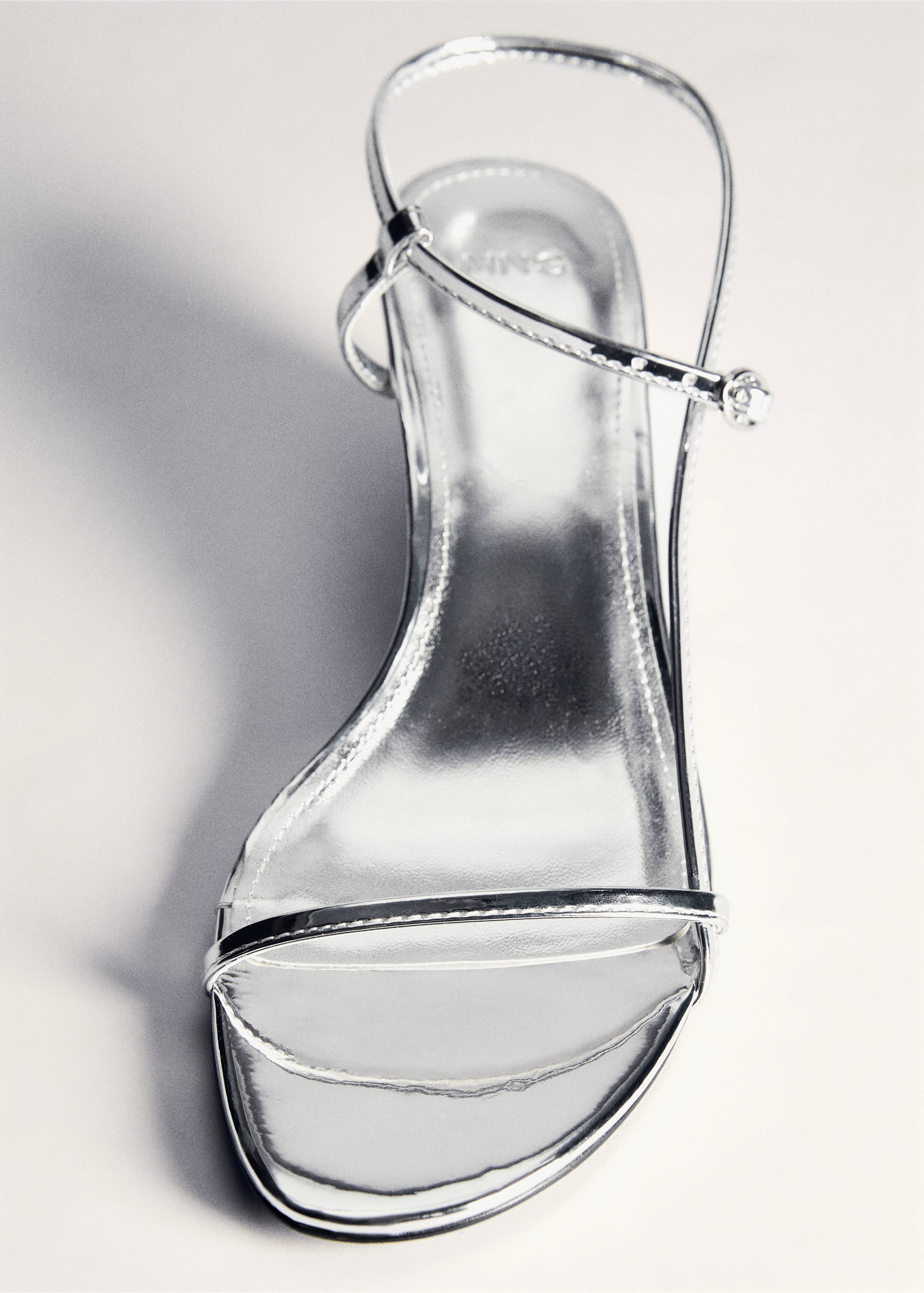 Metallic heel sandals - Details of the article 5