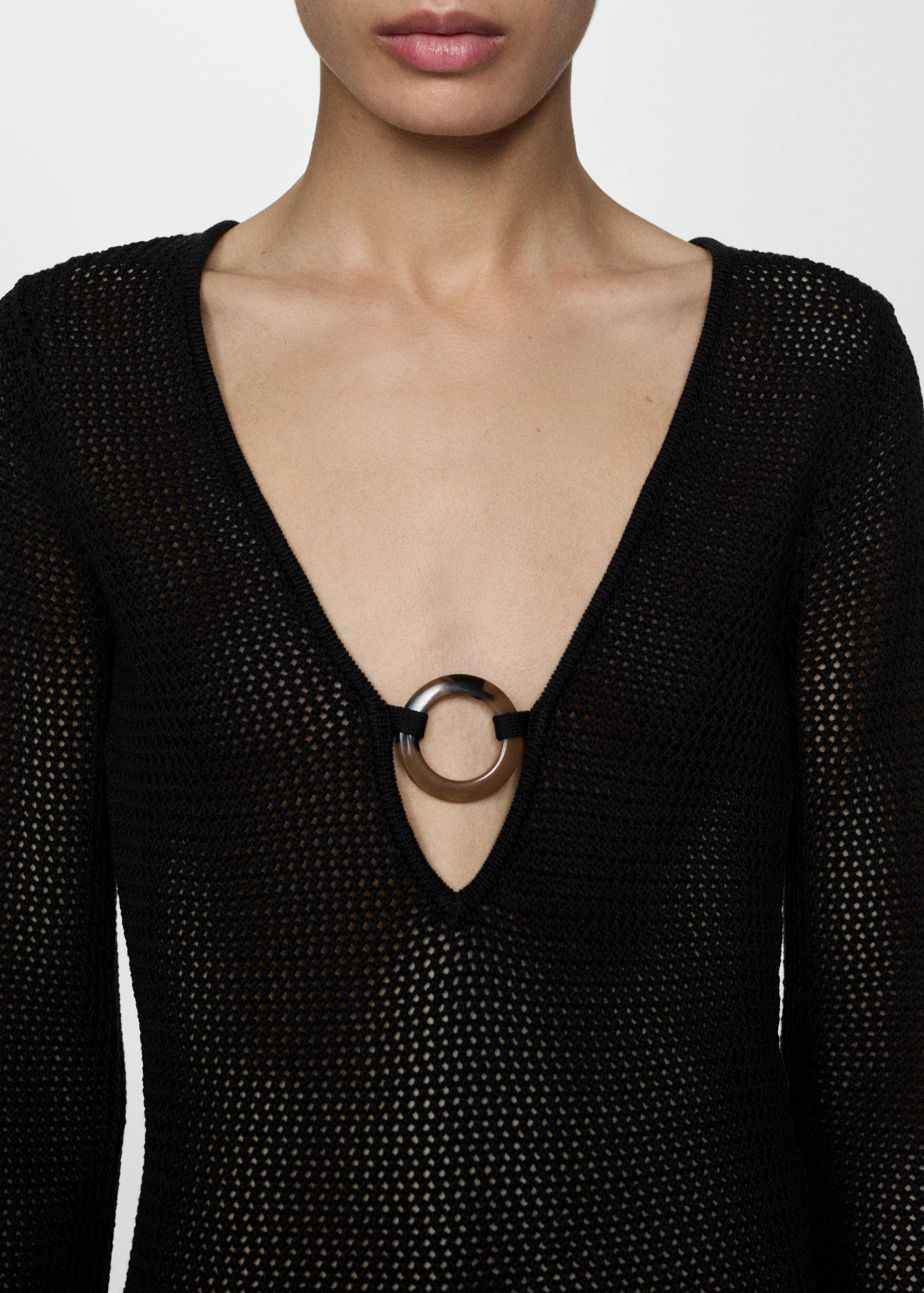 Crochet dress with ring - Details of the article 6