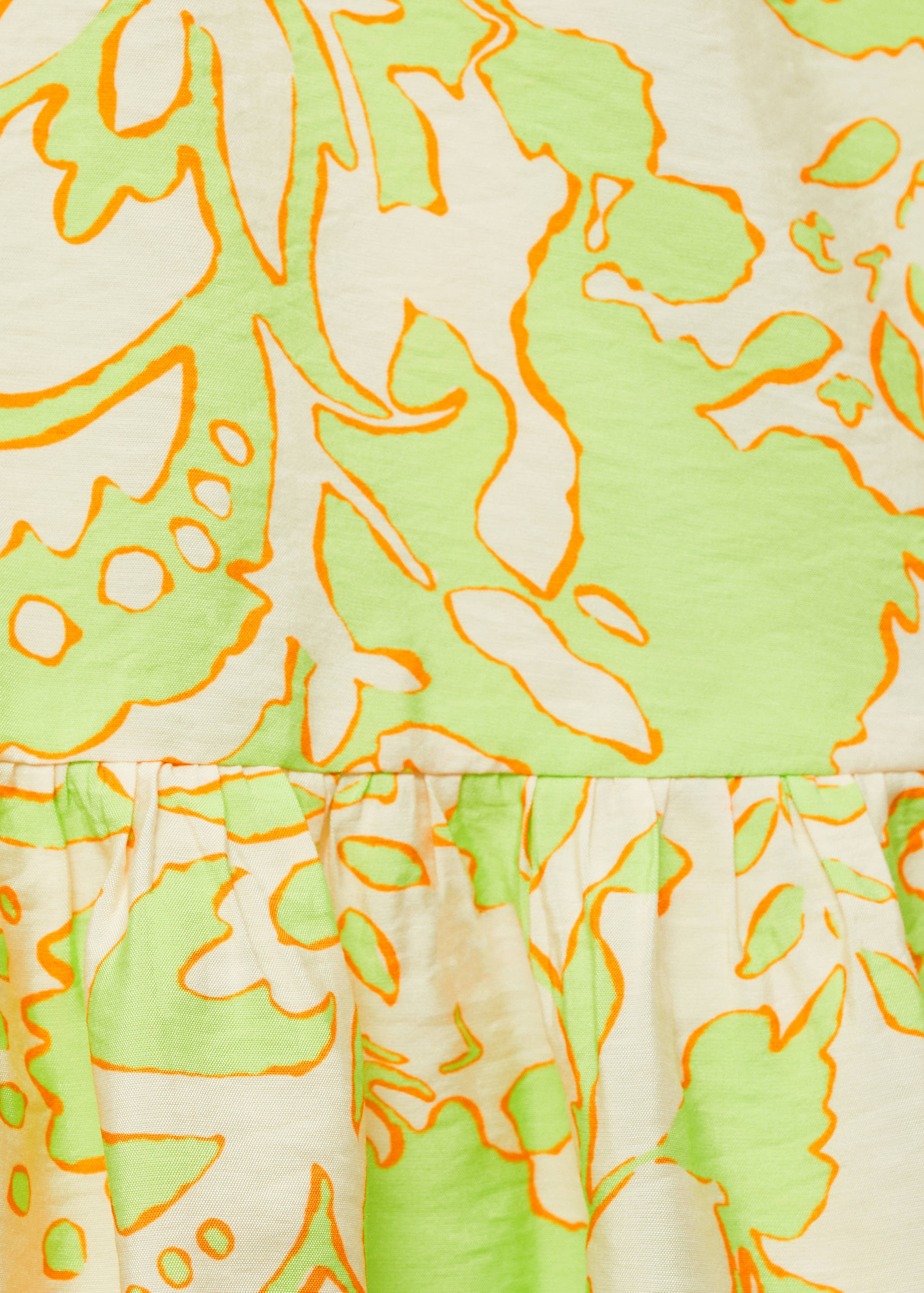 Robe imprimée à nœud - Détail de l'article 0