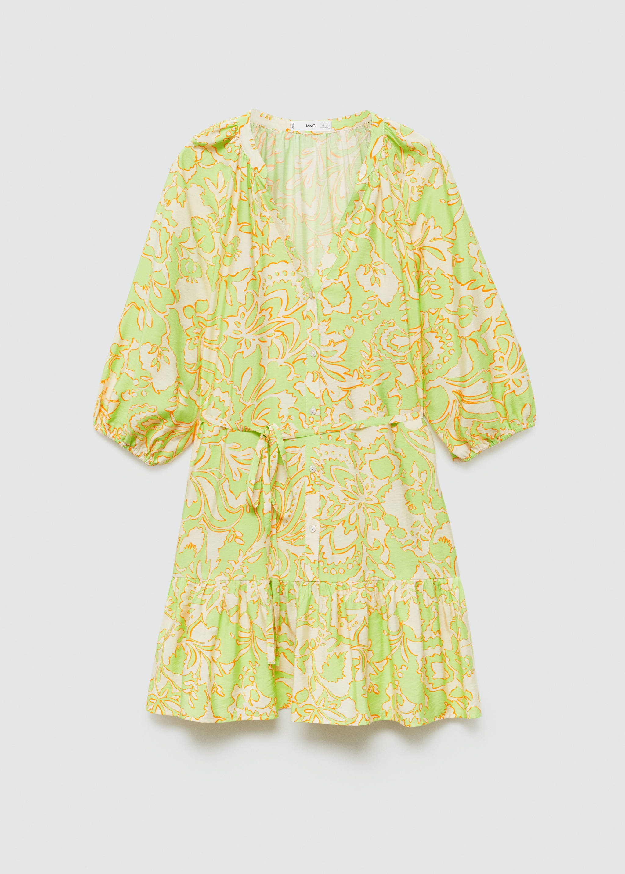 Printed bow dress - Article without model