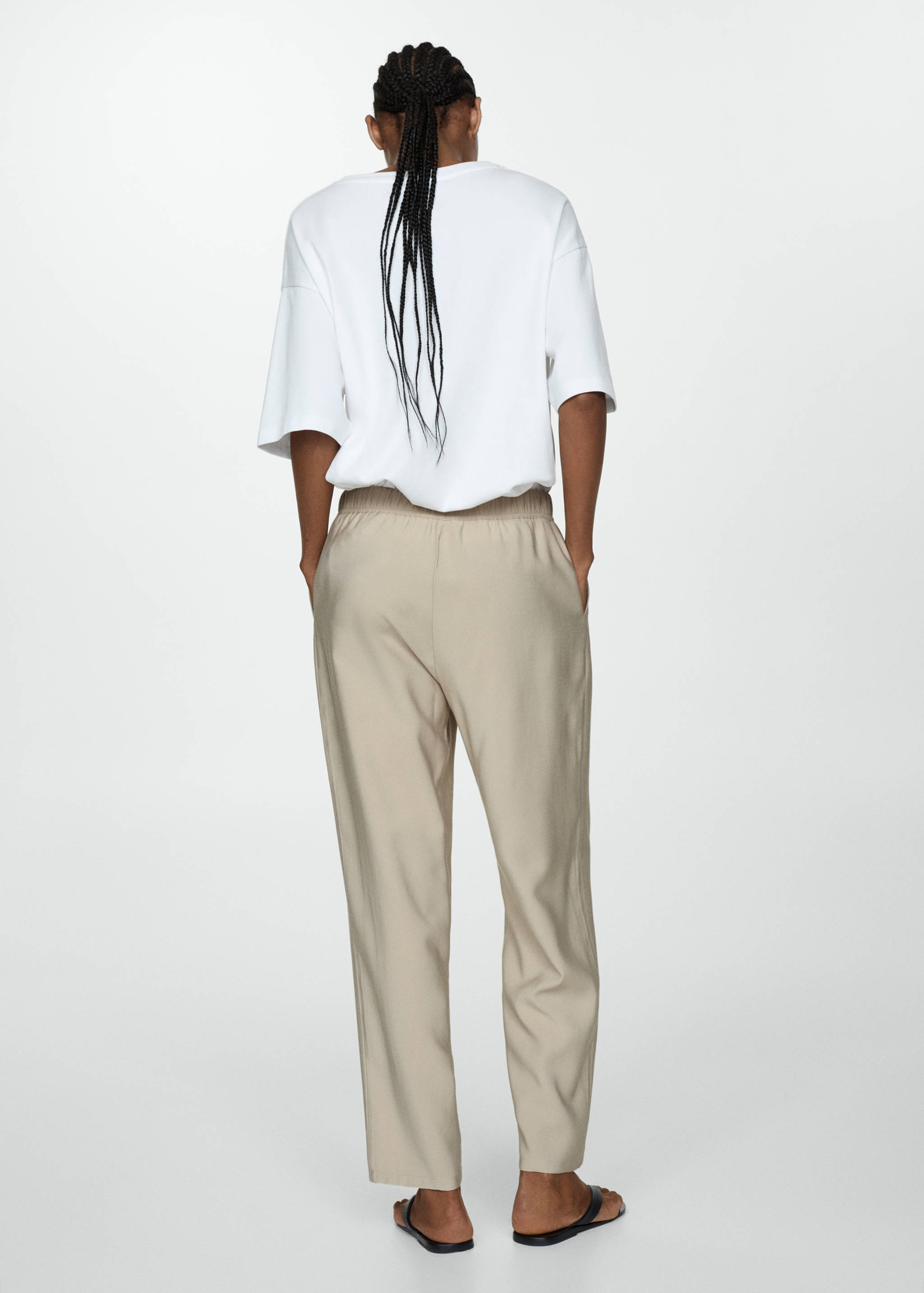 سروال جوجر برباط - الجهة الخلفية للمنتج