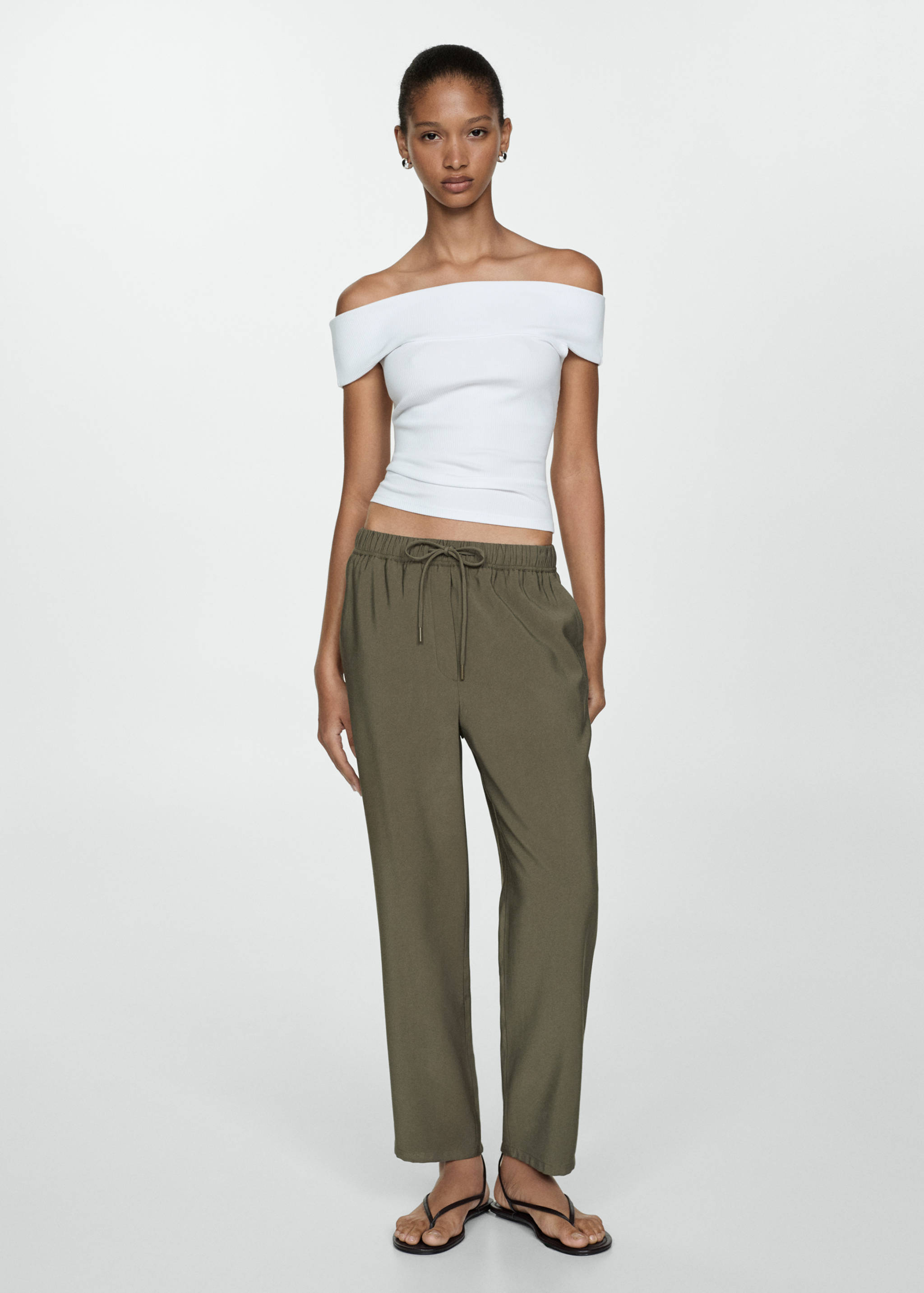 سروال جوجر برباط - رؤية عامة