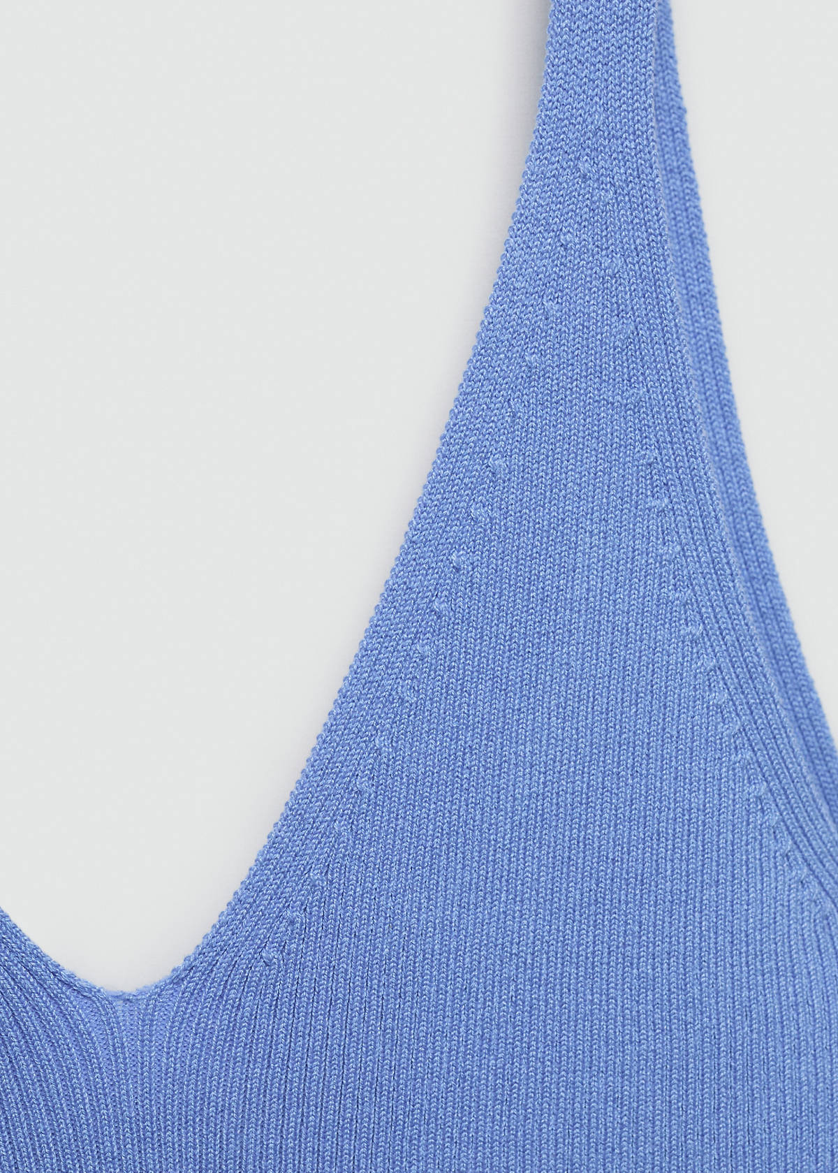 Knit strap top — Sky Blue