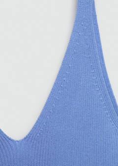 Knit strap top — Sky Blue 7
