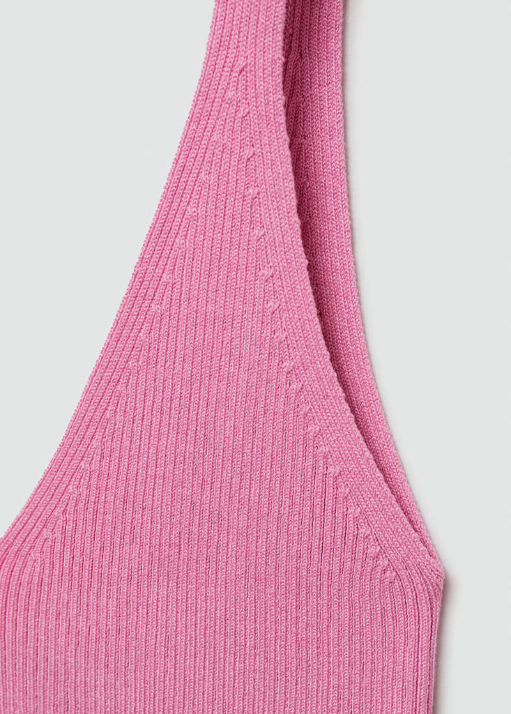 Knit strap top — Light Pink