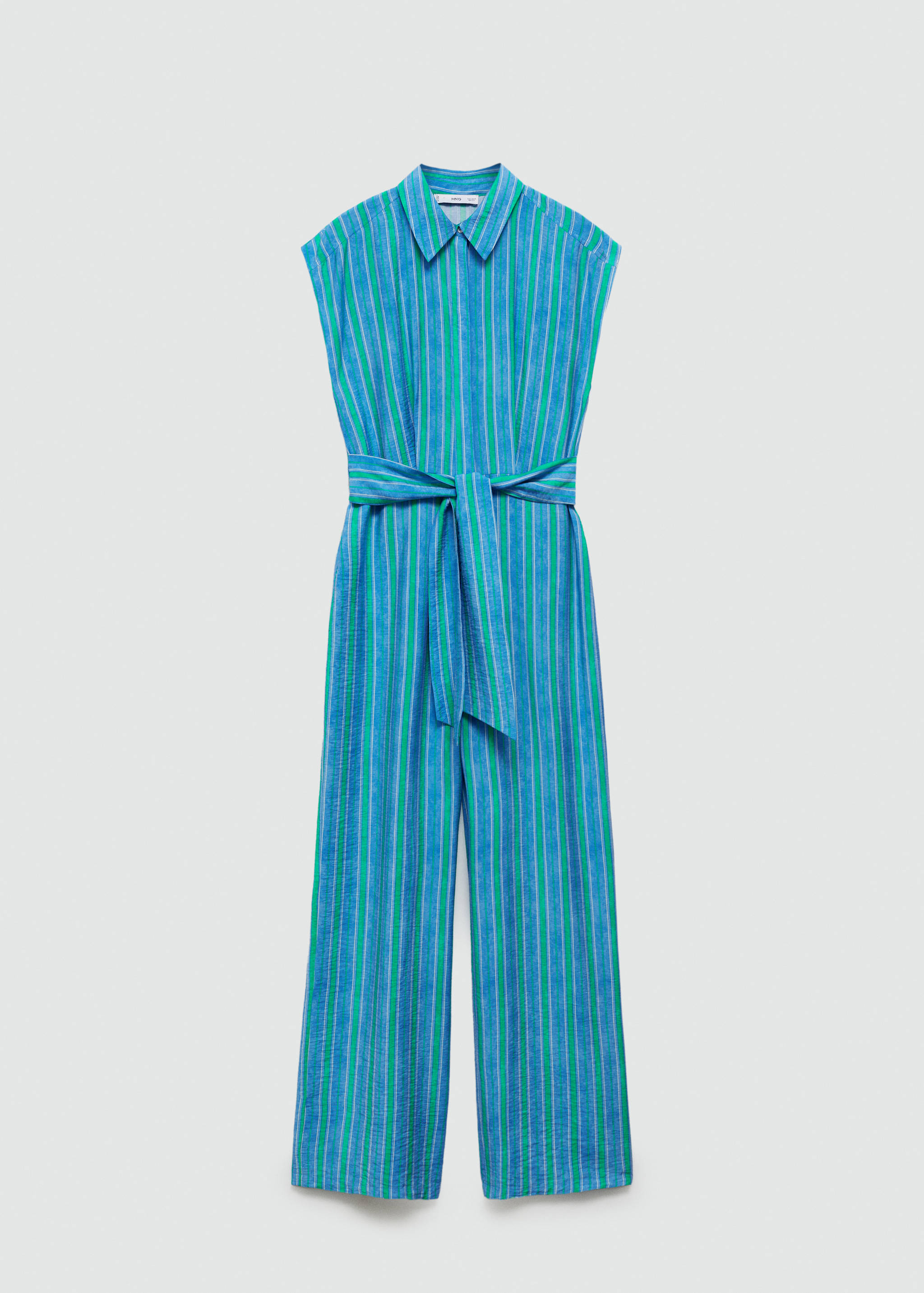 Shirt jumpsuit with bow - Article without model