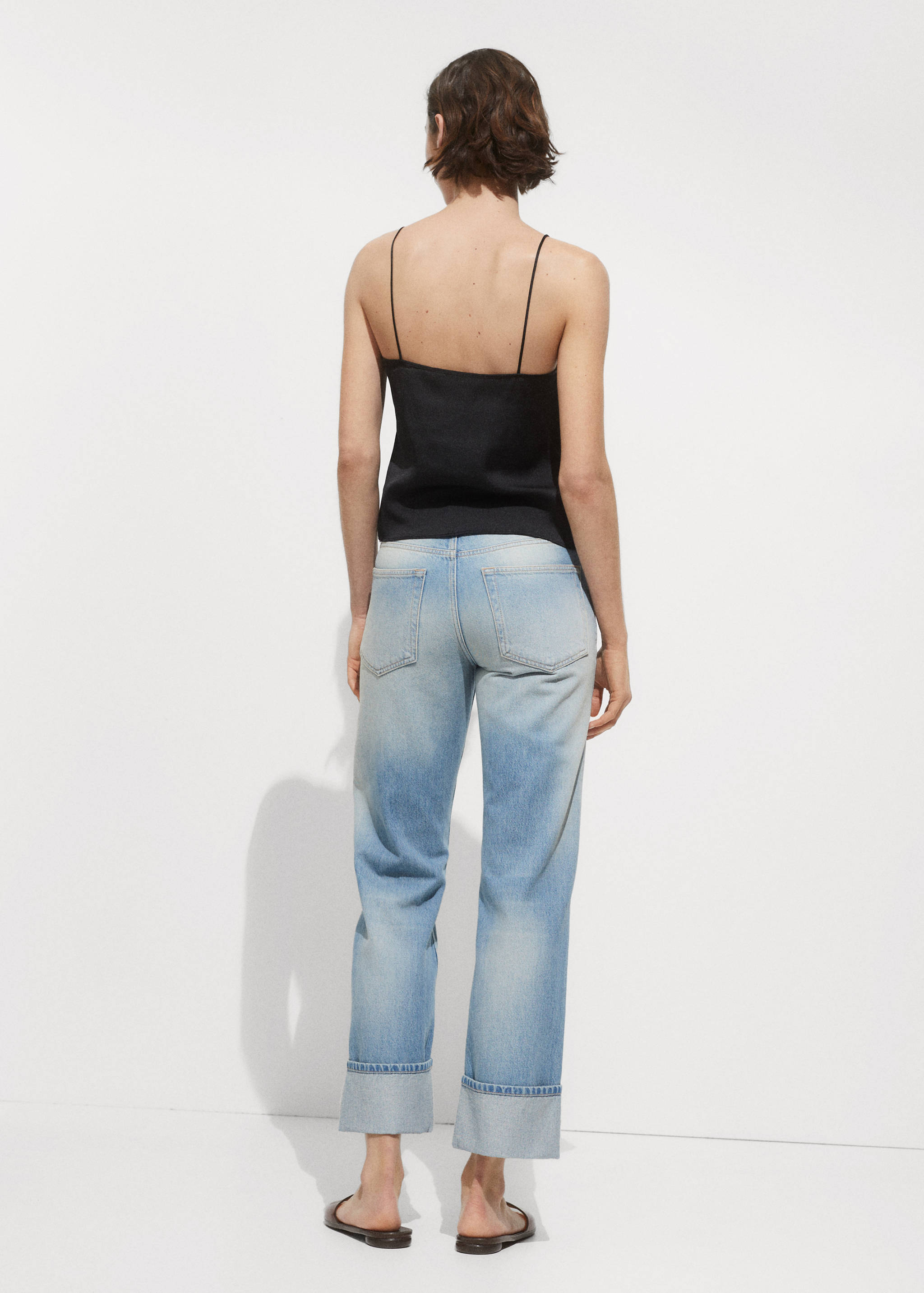 Top satiné bretelles - Verso de l’article