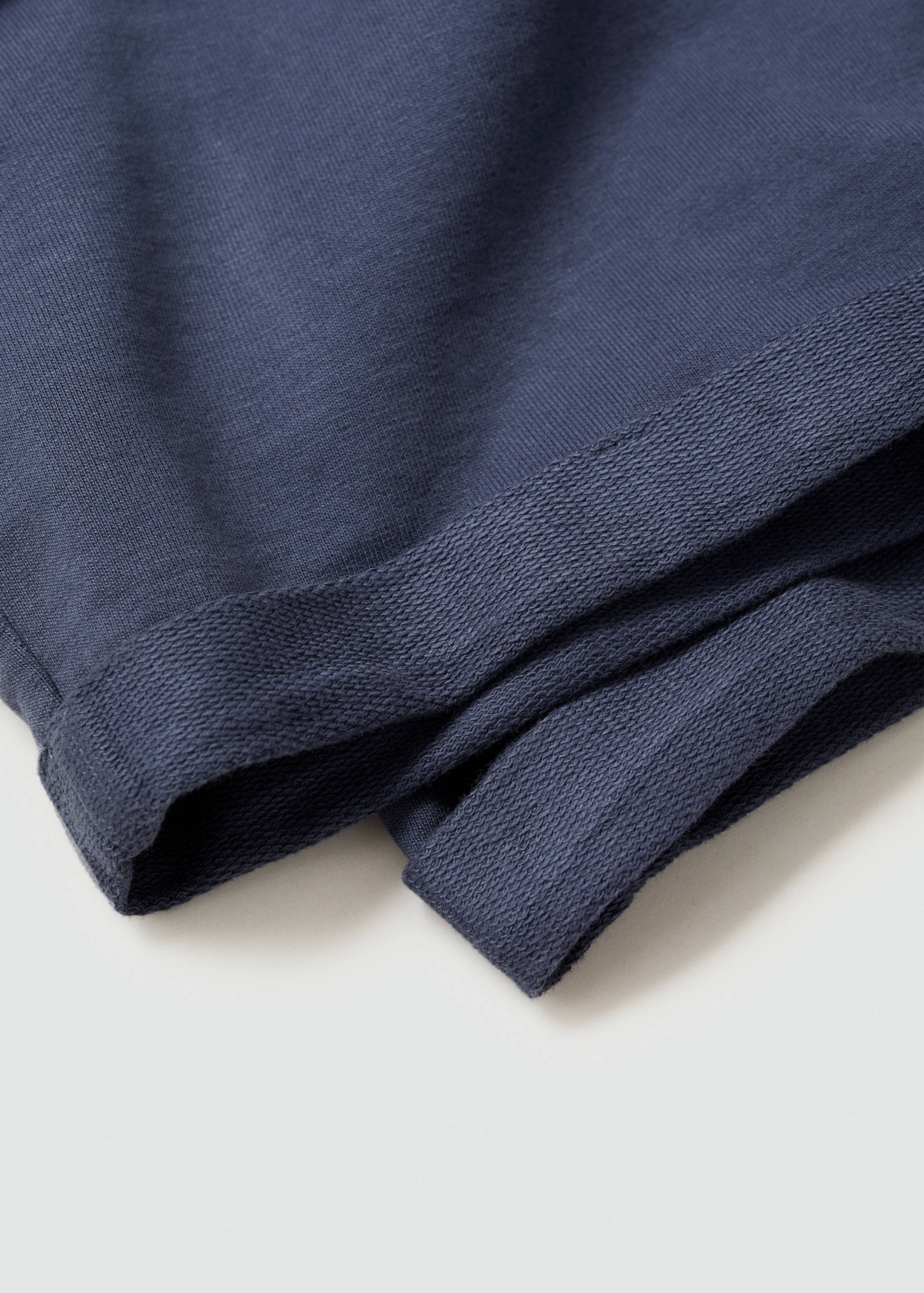 Elastic waist cotton Bermuda shorts - Details of the article 0