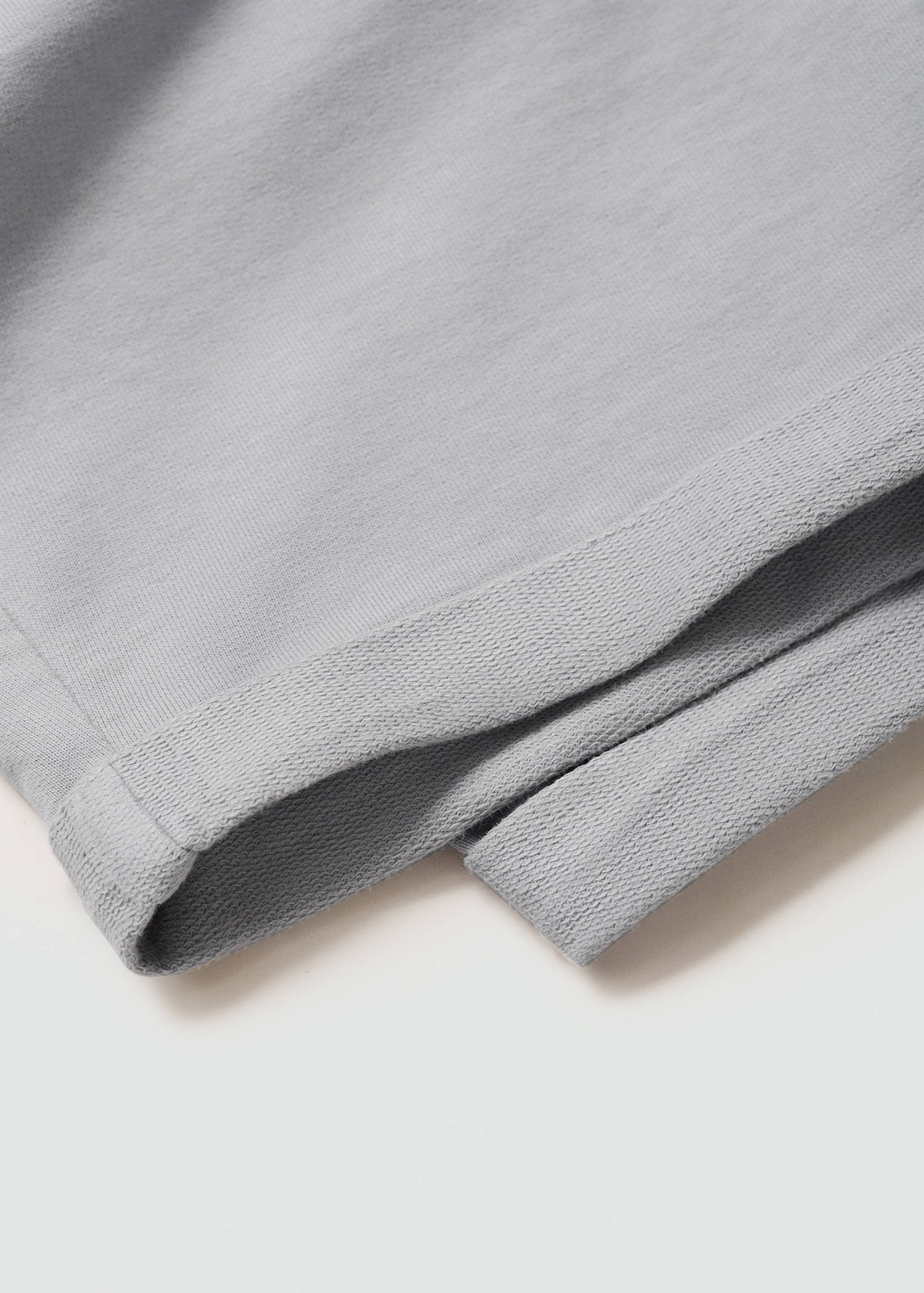 Elastic waist cotton Bermuda shorts - Details of the article 0