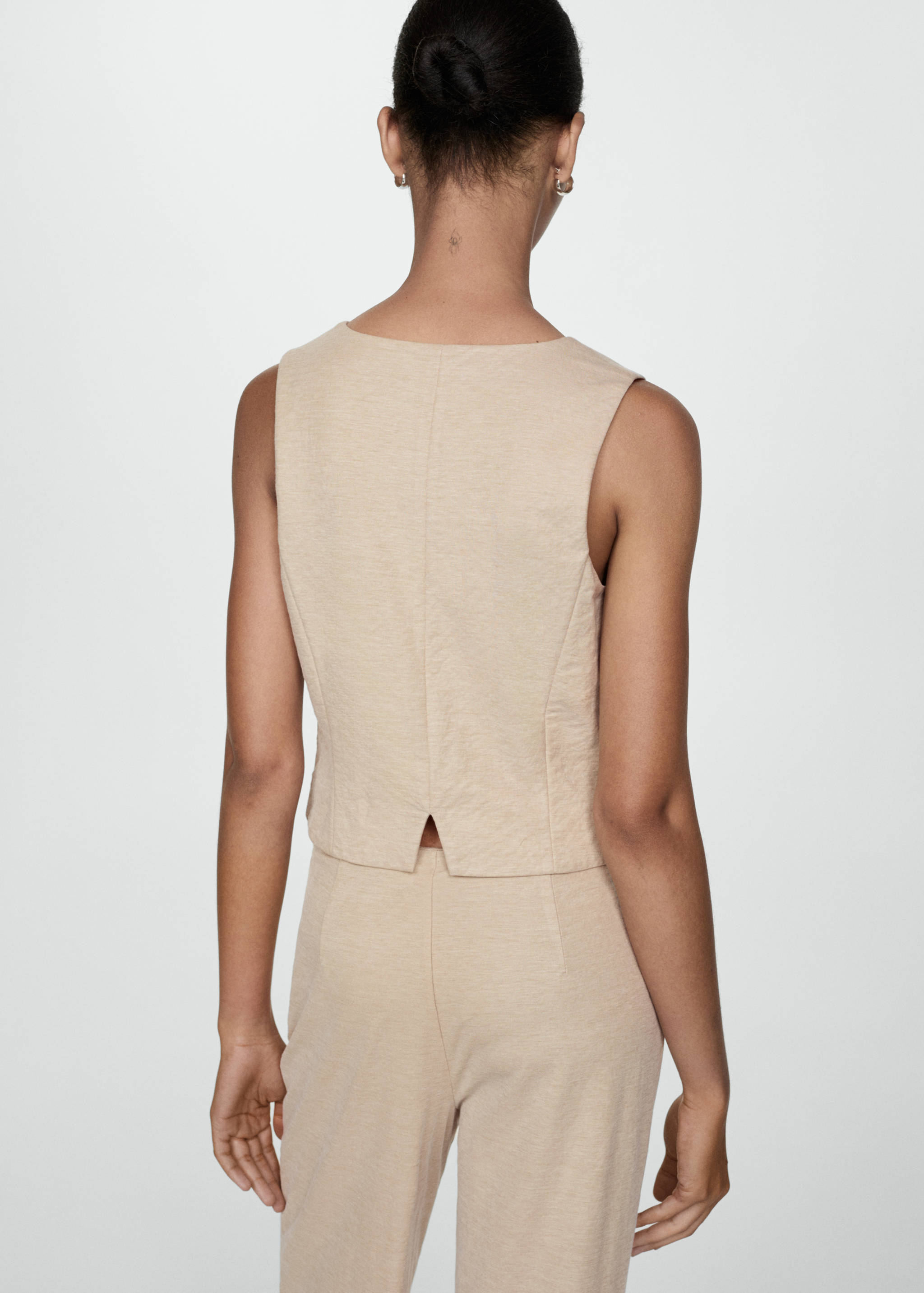 Chaleco botones - Reverso del artículo