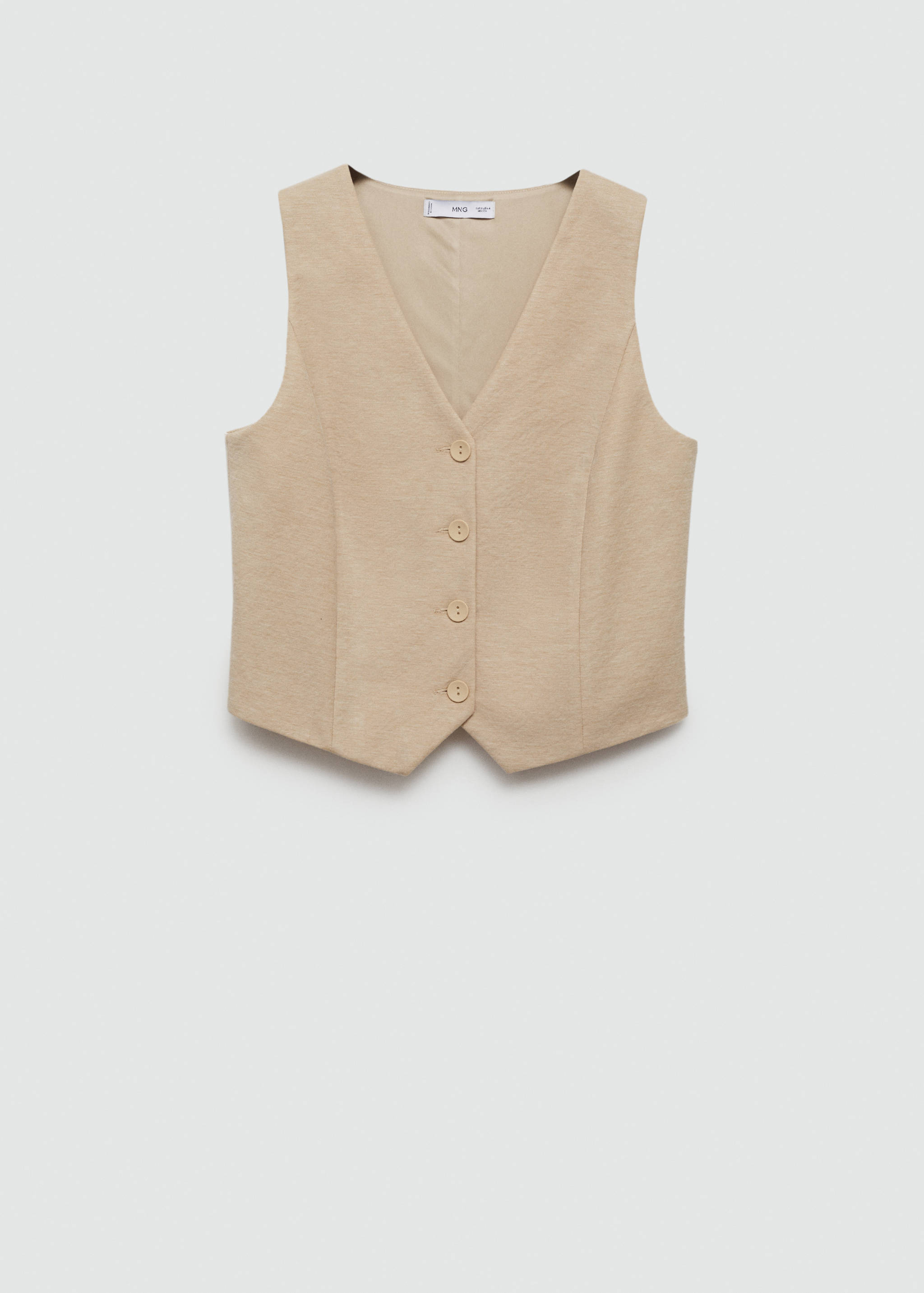 Vest with buttons - Article without model