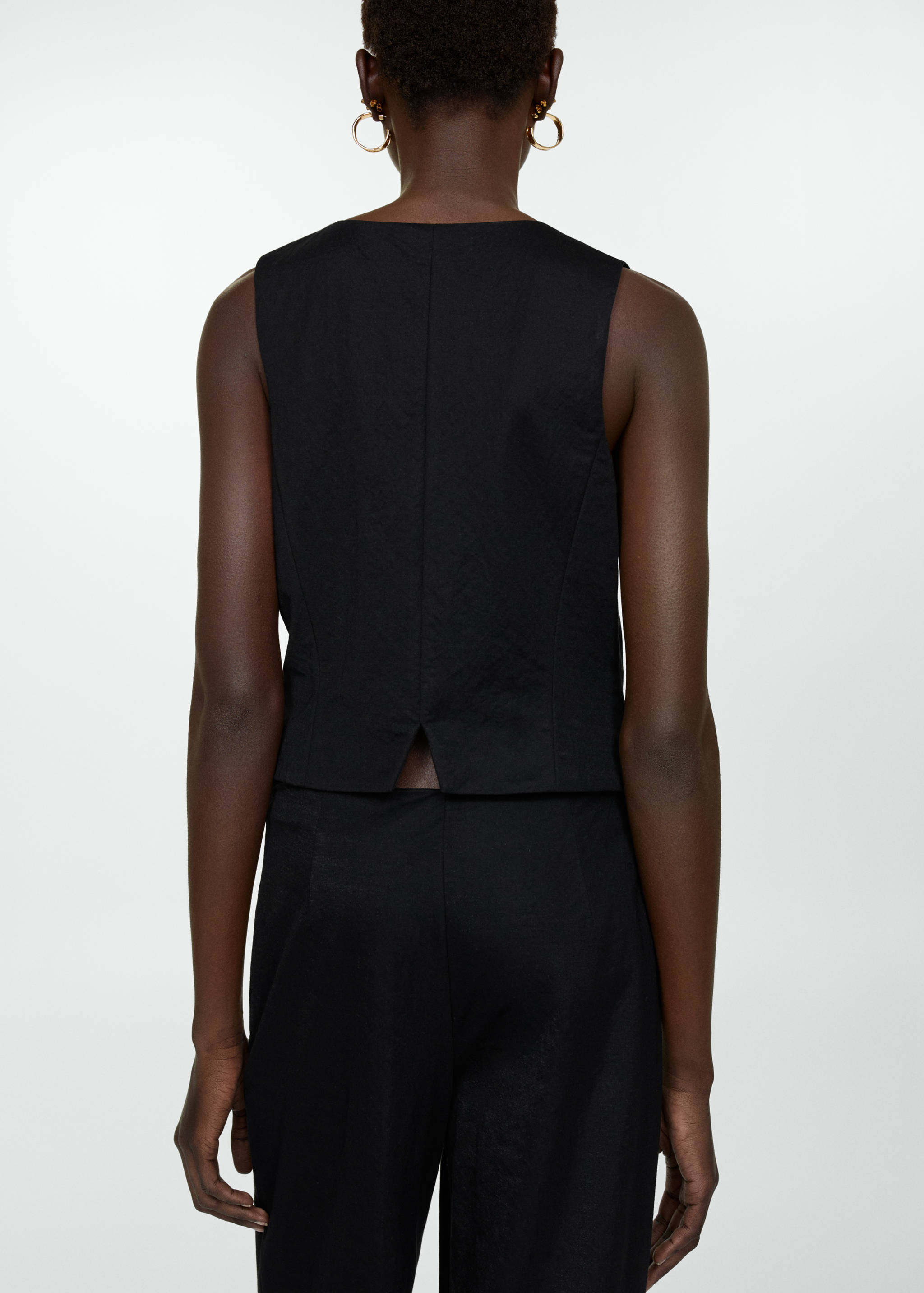 Chaleco botones - Reverso del artículo