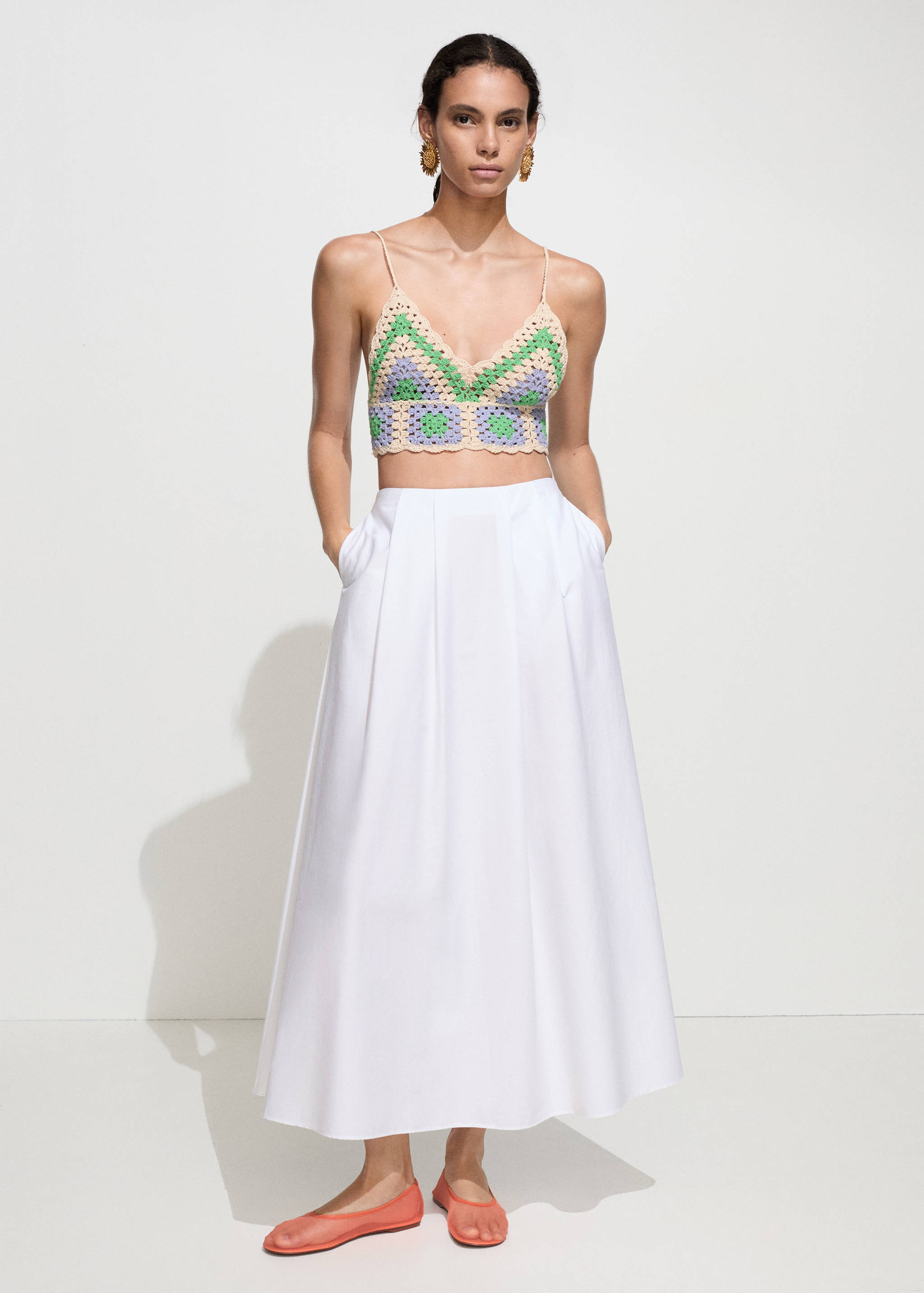 Top crochet combiné - Plan général