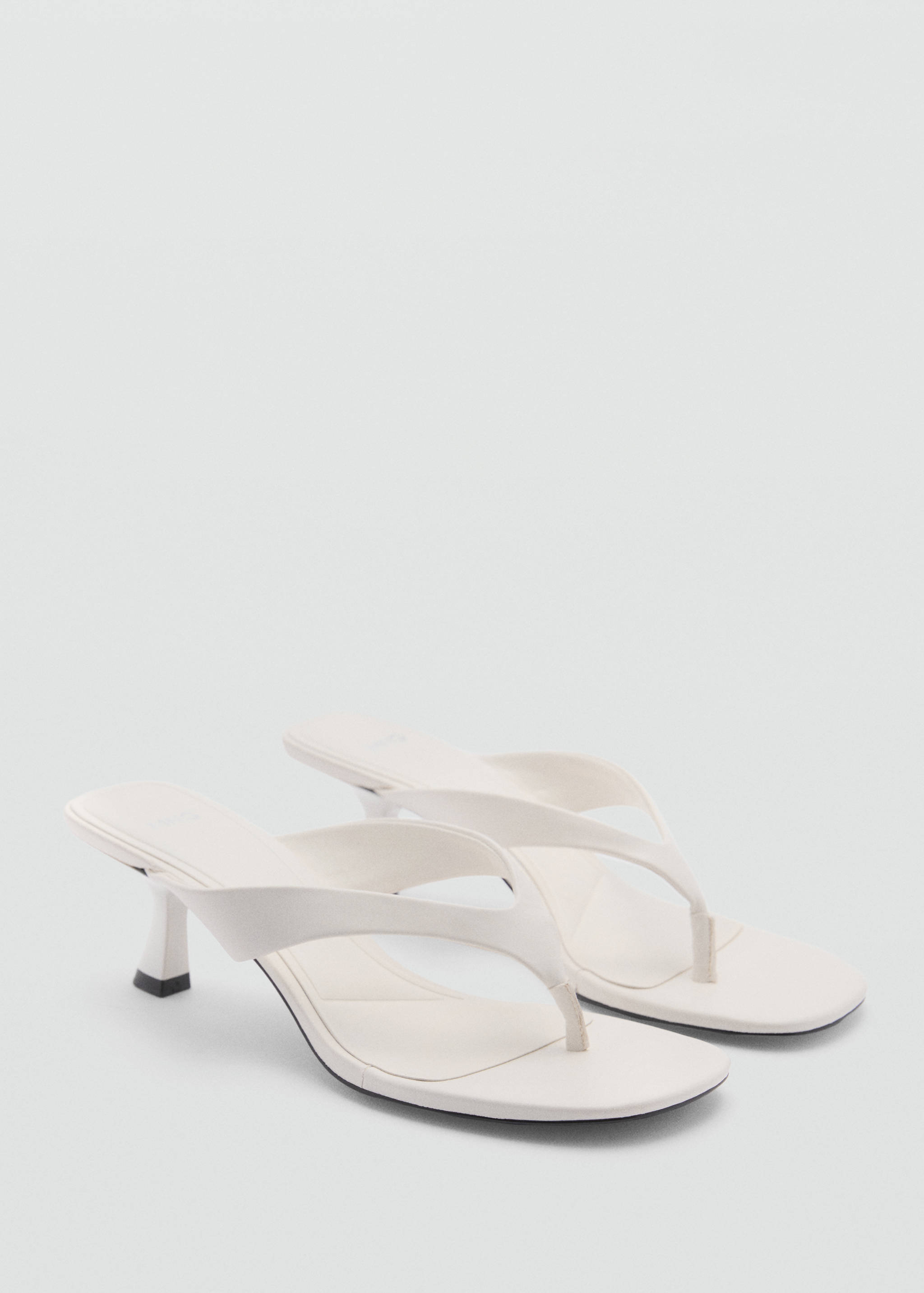 Sandales talon kitten heel - Plan moyen