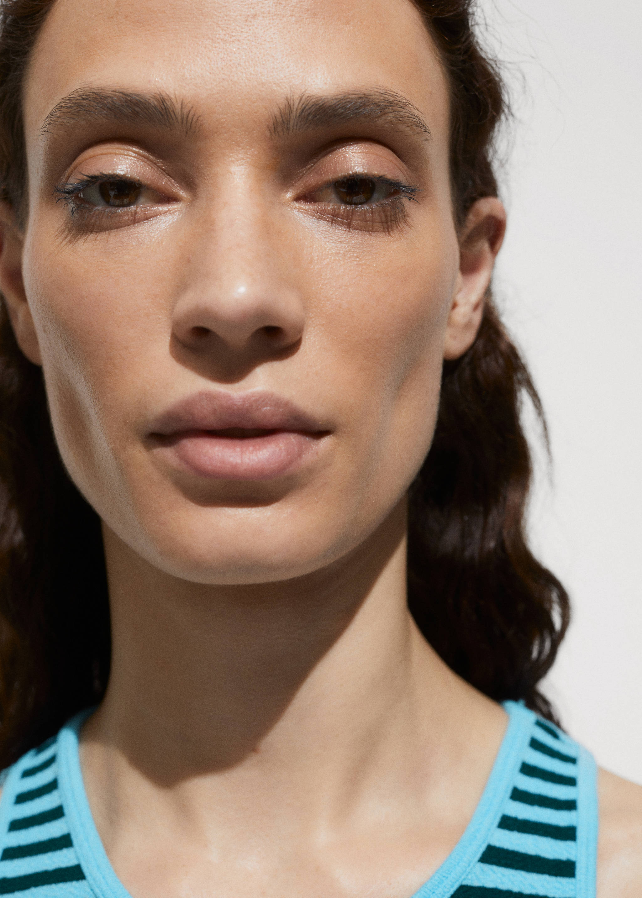 Striped knit top - Details of the article 1