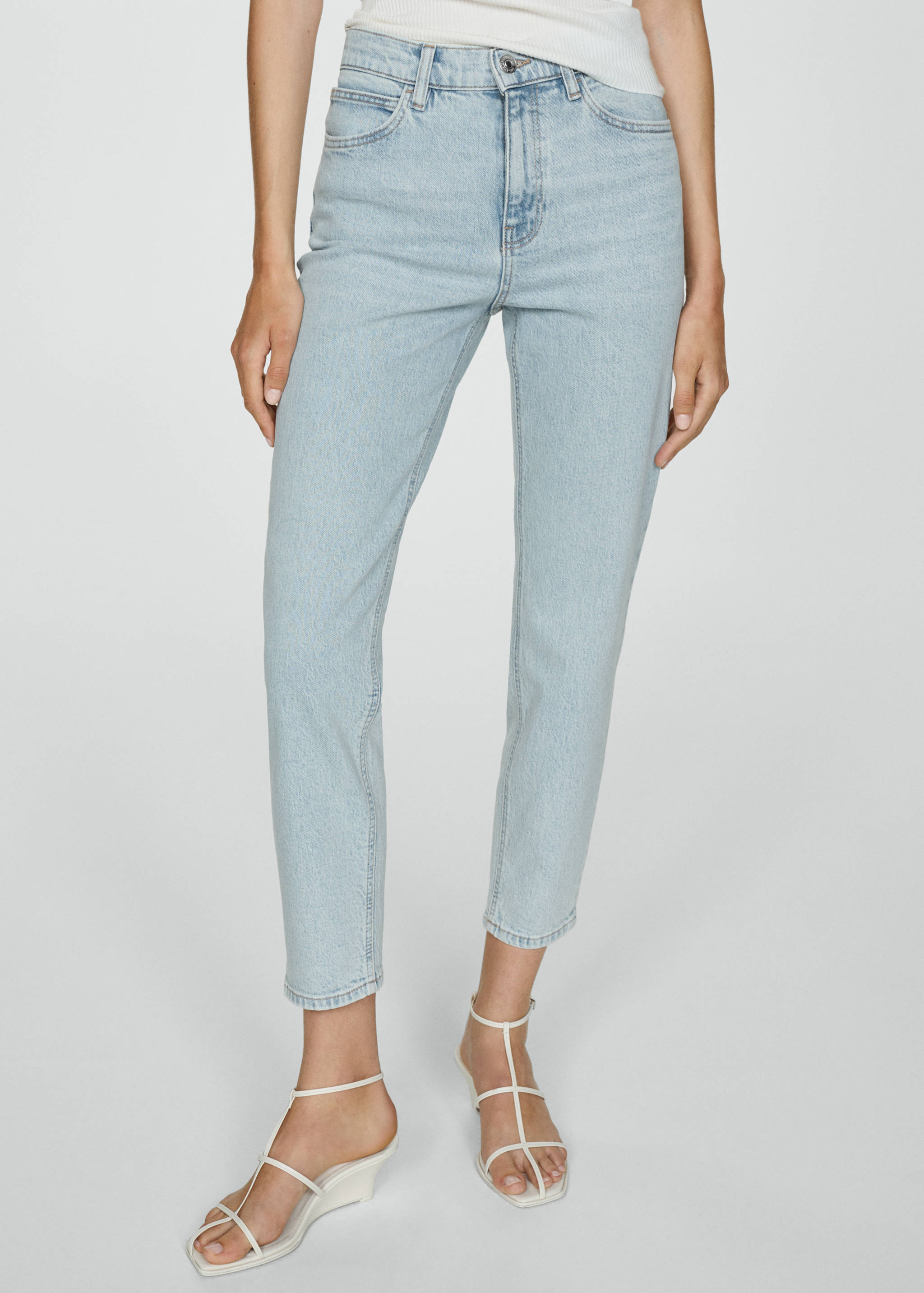 Jean Newmom confort taille haute - Plan moyen