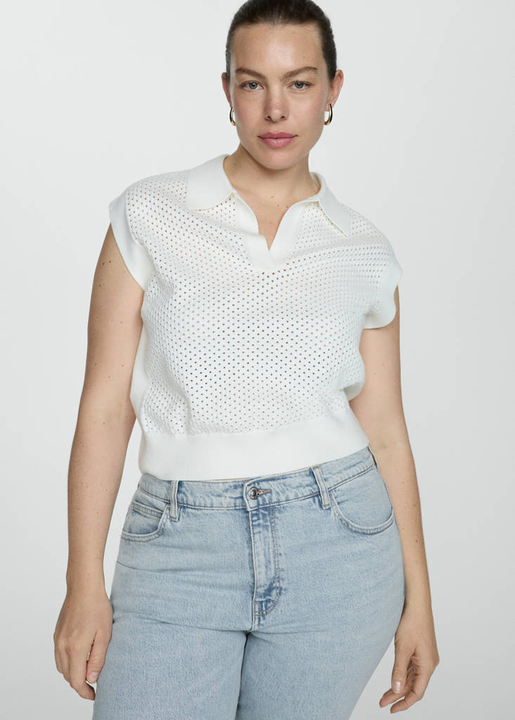 Newmom comfort high-rise jeans — Bleach Blue