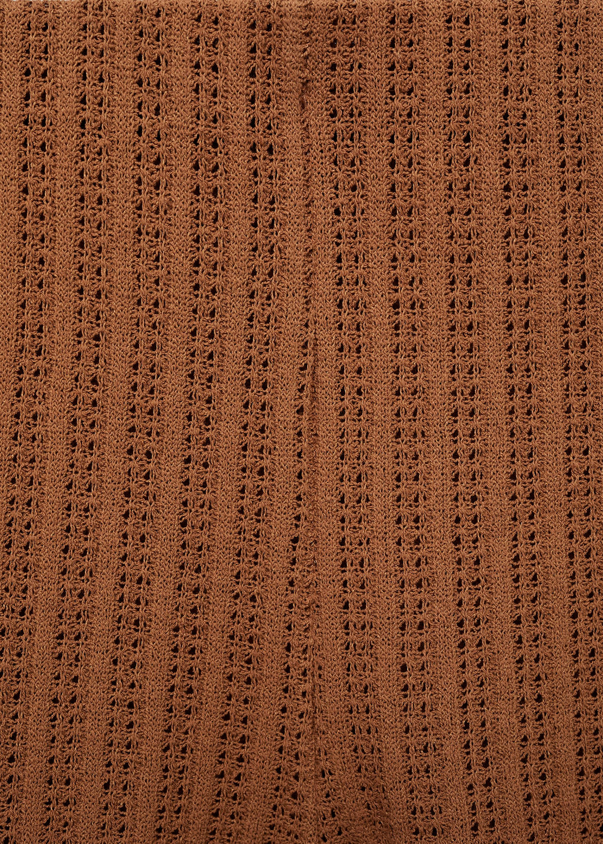 Straight-fit knitted shorts — Caramel