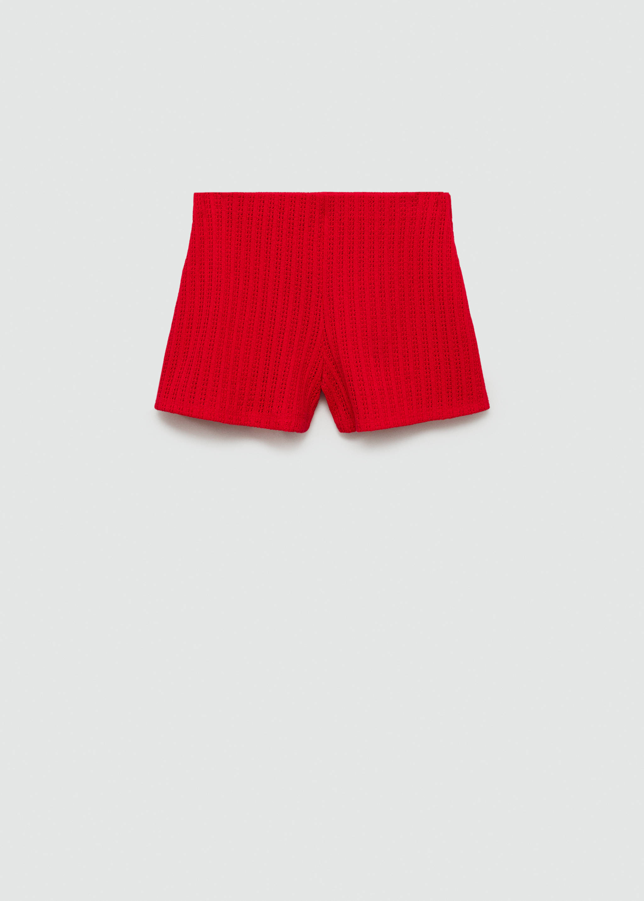 Straight-fit knitted shorts - Article without model