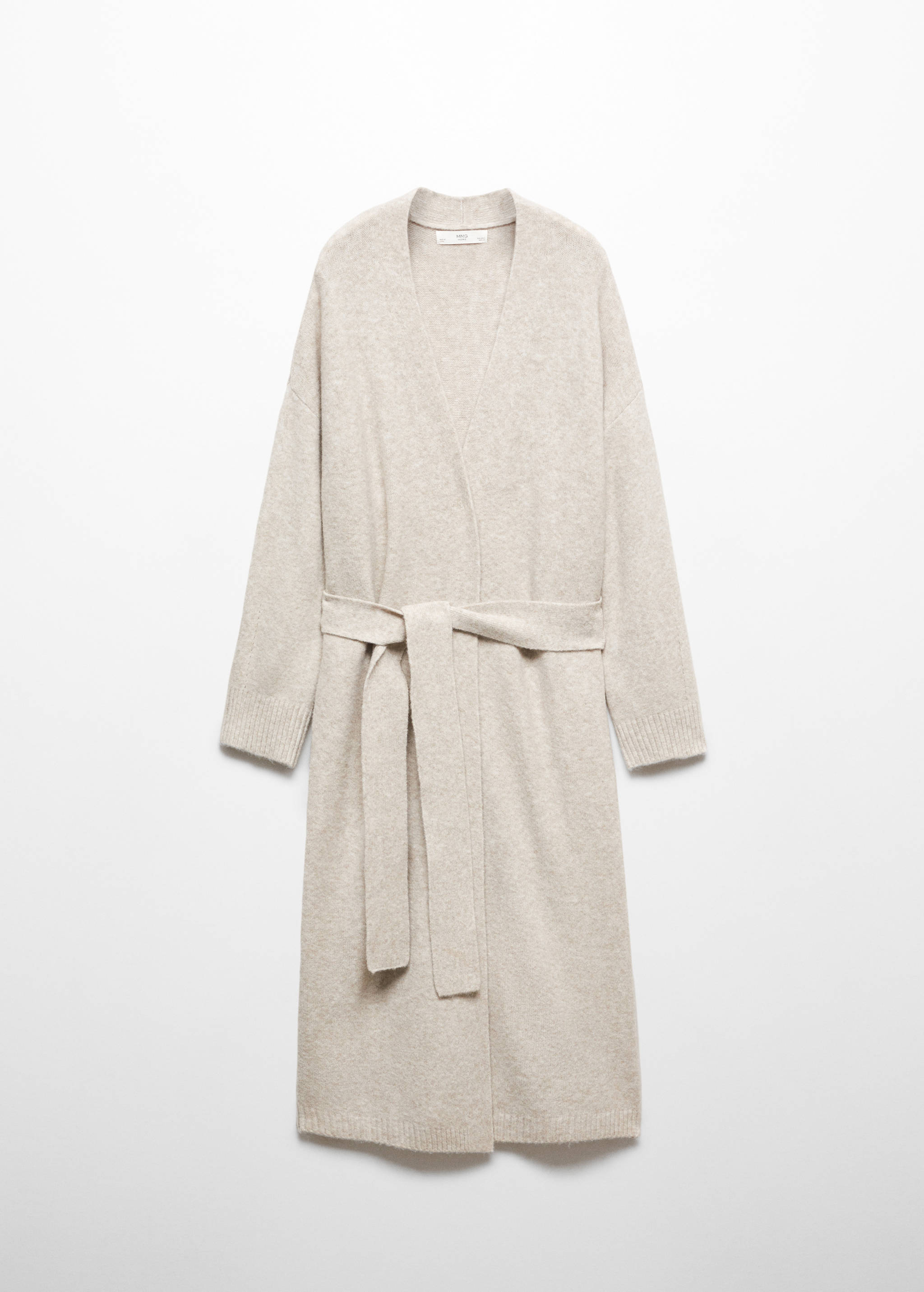 Oversized knitted cardigan - Article without model